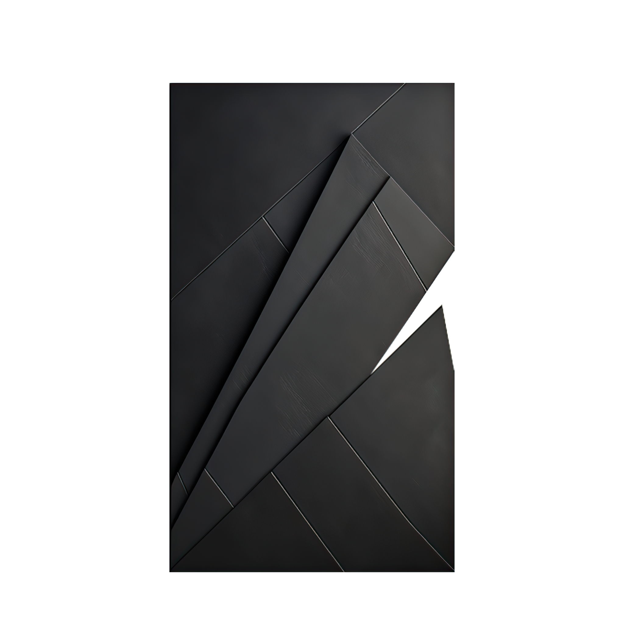 dark sculpture wall art-minimalist decorative-wood carving