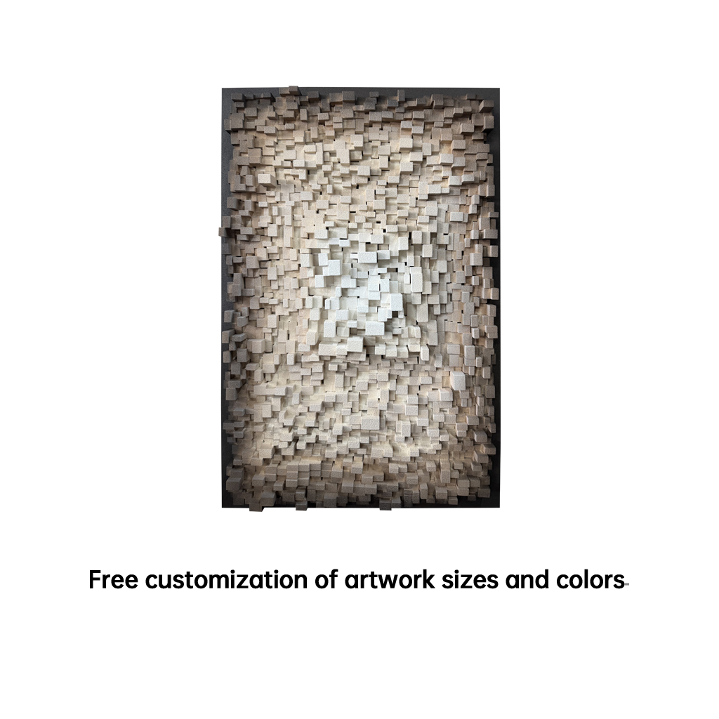 3D Wood Wall Art: Handmade Rustic Boho Sculpture