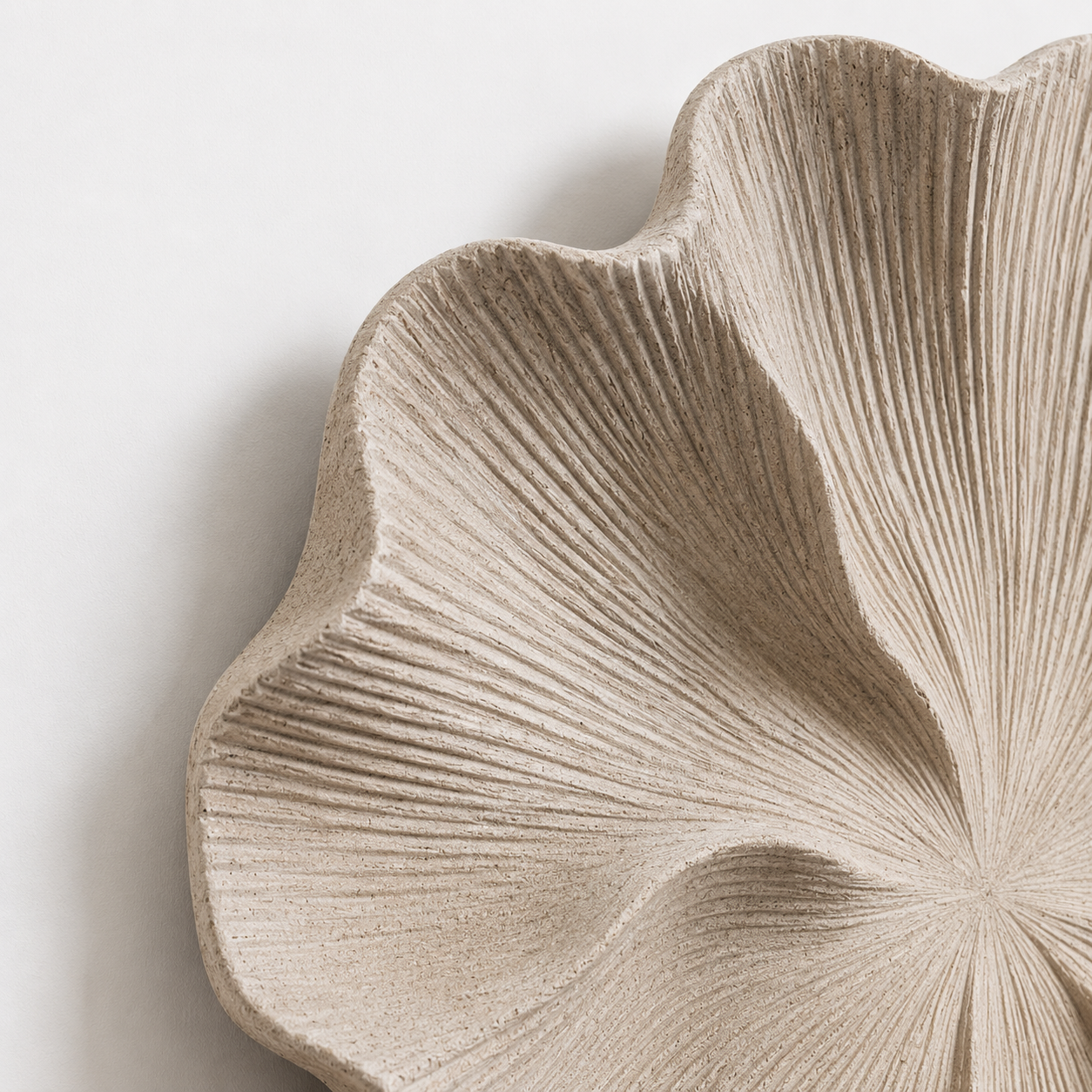 Large 3D Wood Wall Art, Organic Flower Wood Sculpture, Modern Textured Wall Decor, Japandi Minimalist Handmade Artwork