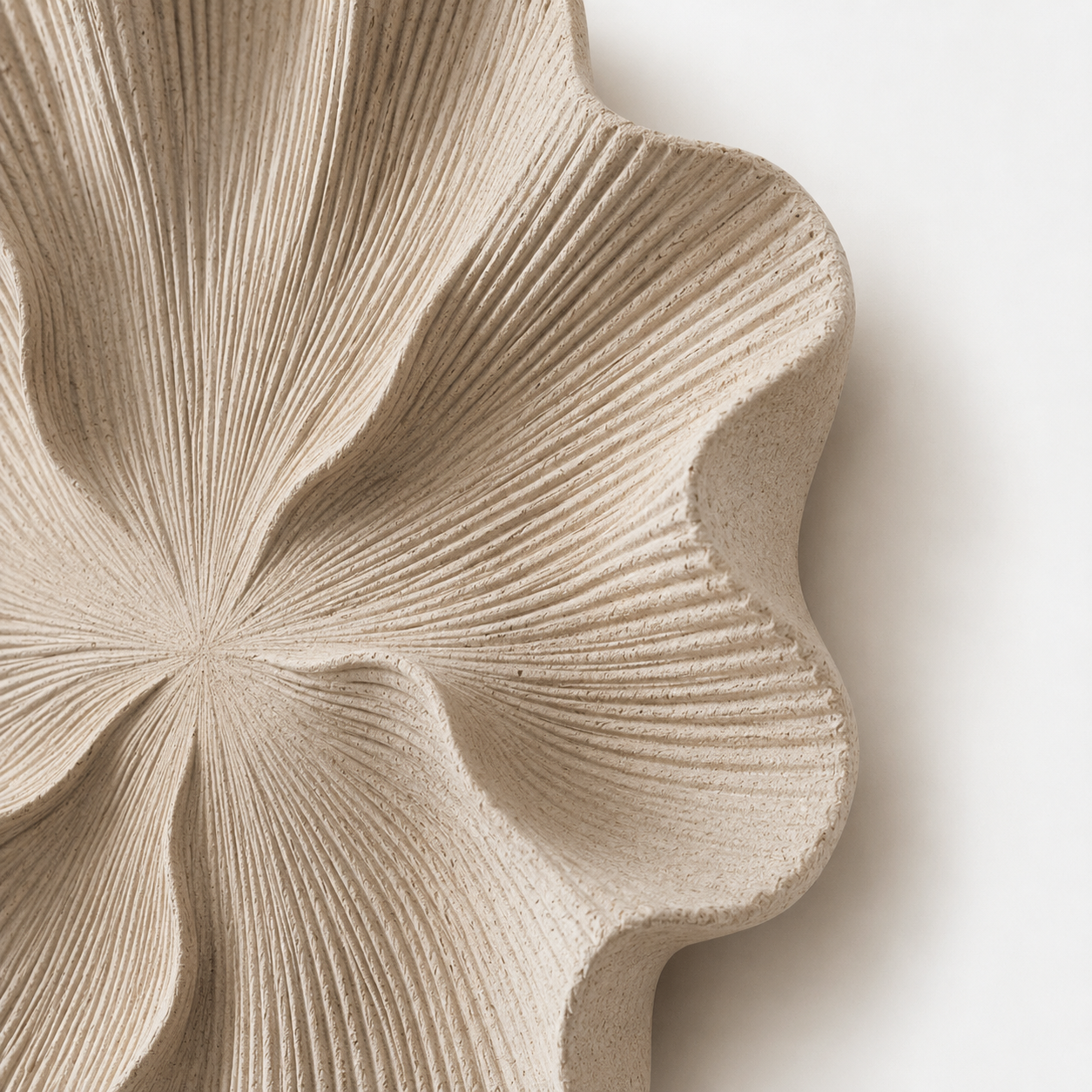 Large 3D Wood Wall Art, Organic Flower Wood Sculpture, Modern Textured Wall Decor, Japandi Minimalist Handmade Artwork