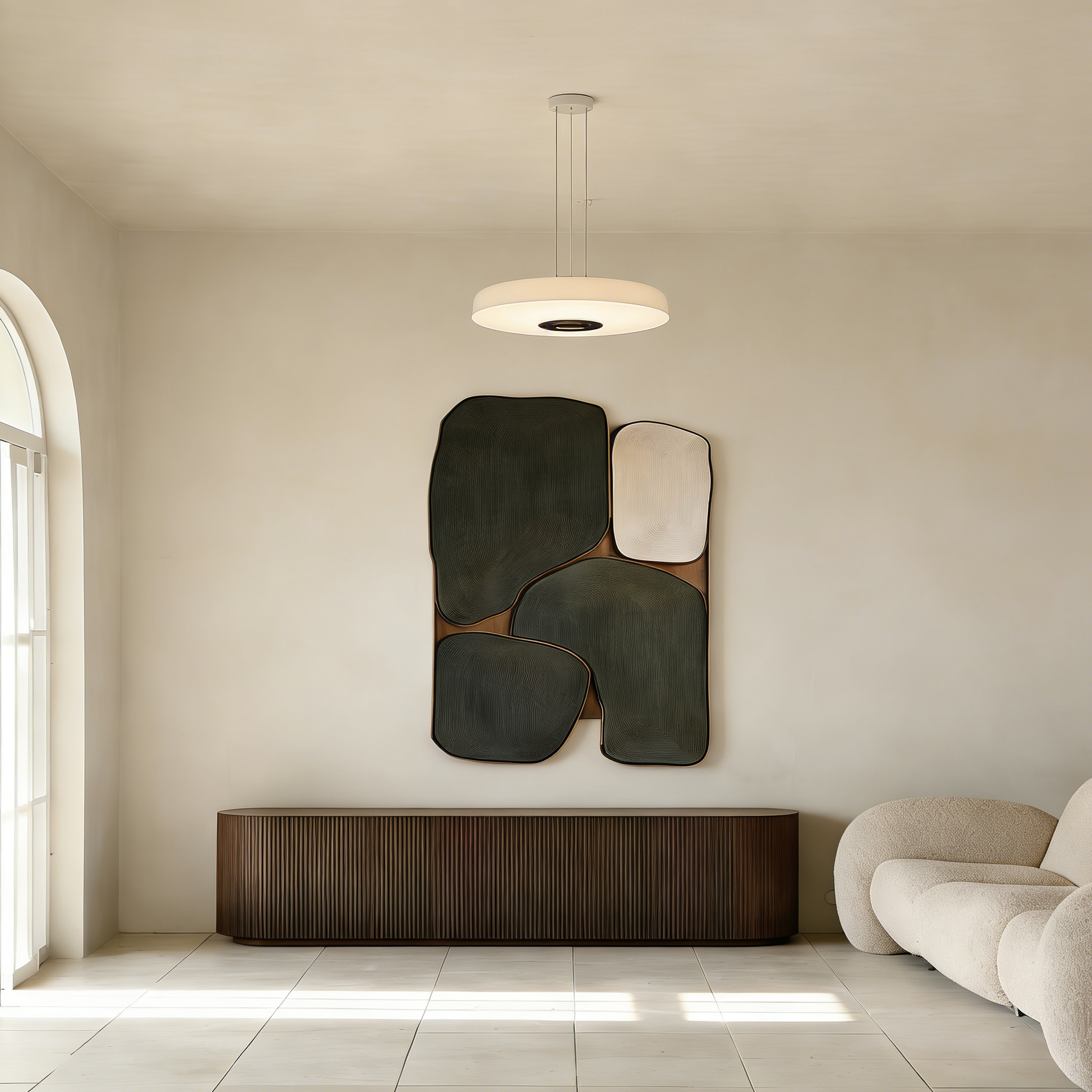 Modern Wood Wall Art, Abstract Wooden Sculpture, Minimalist Black Wall Decor, Organic Contemporary Panel