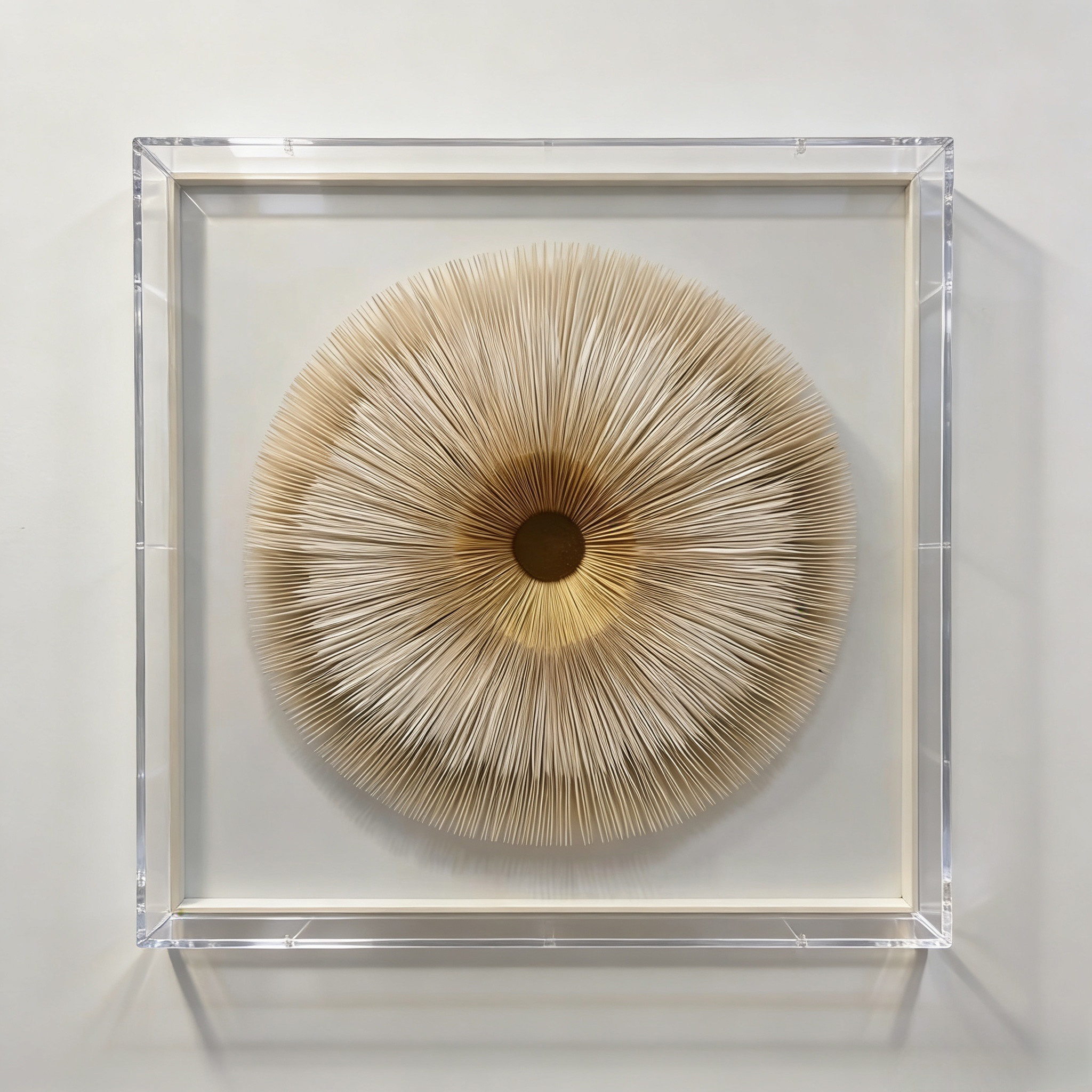 3D Paper Wall Art, Handmade Paper Sculpture, Minimalist Wall Decor, Neutral Home Decor, Modern Abstract Wall Art, Framed Paper Art