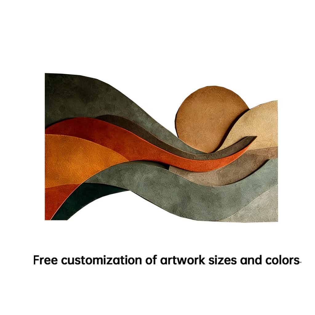 Large Abstract Wood Wall Art, Hand Carved Wooden Wall Decor, Mid Century Modern Wall Art, Boho Living Room Decor,Contemporary Wood Panel Art