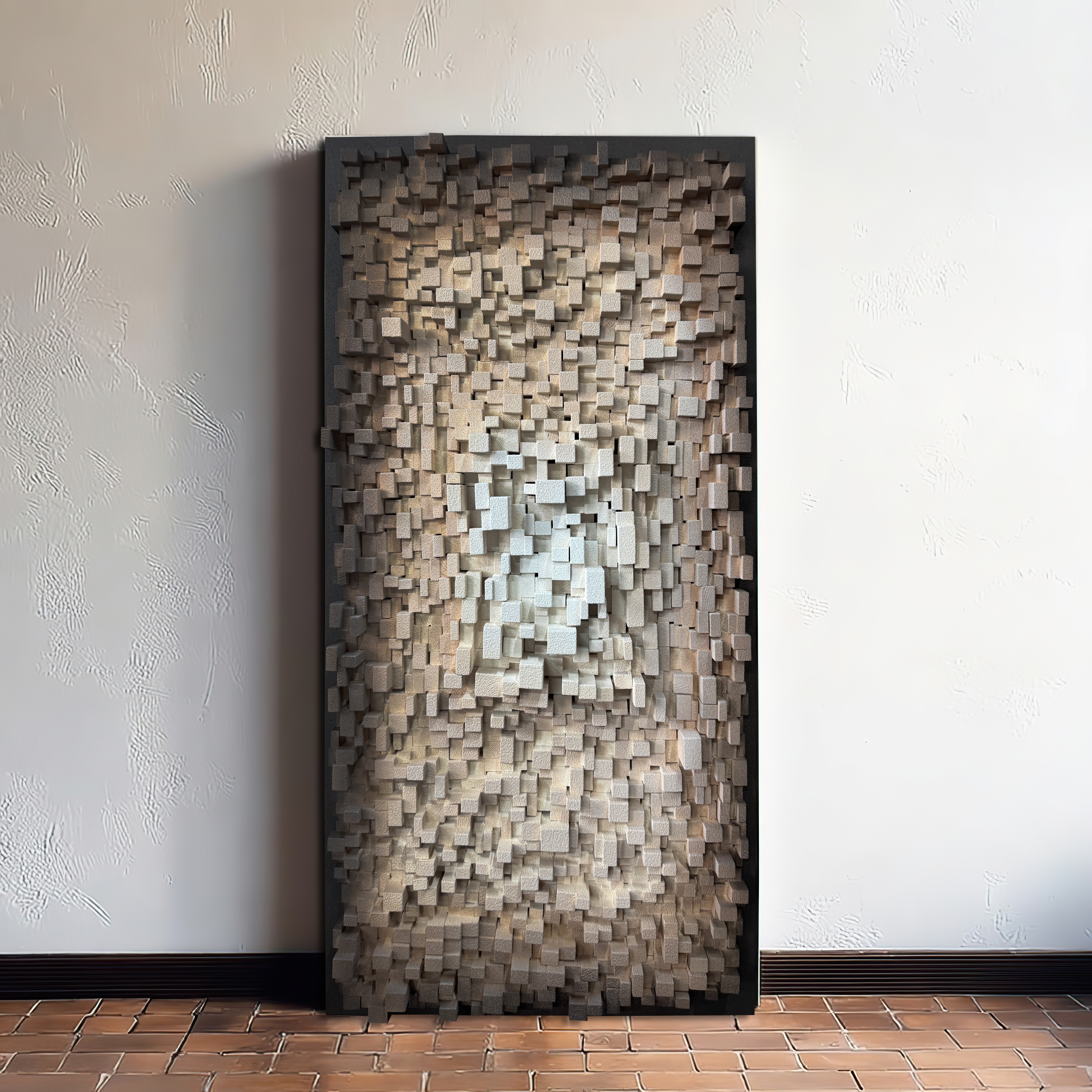 3D Wood Wall Art: Handmade Rustic Boho Sculpture