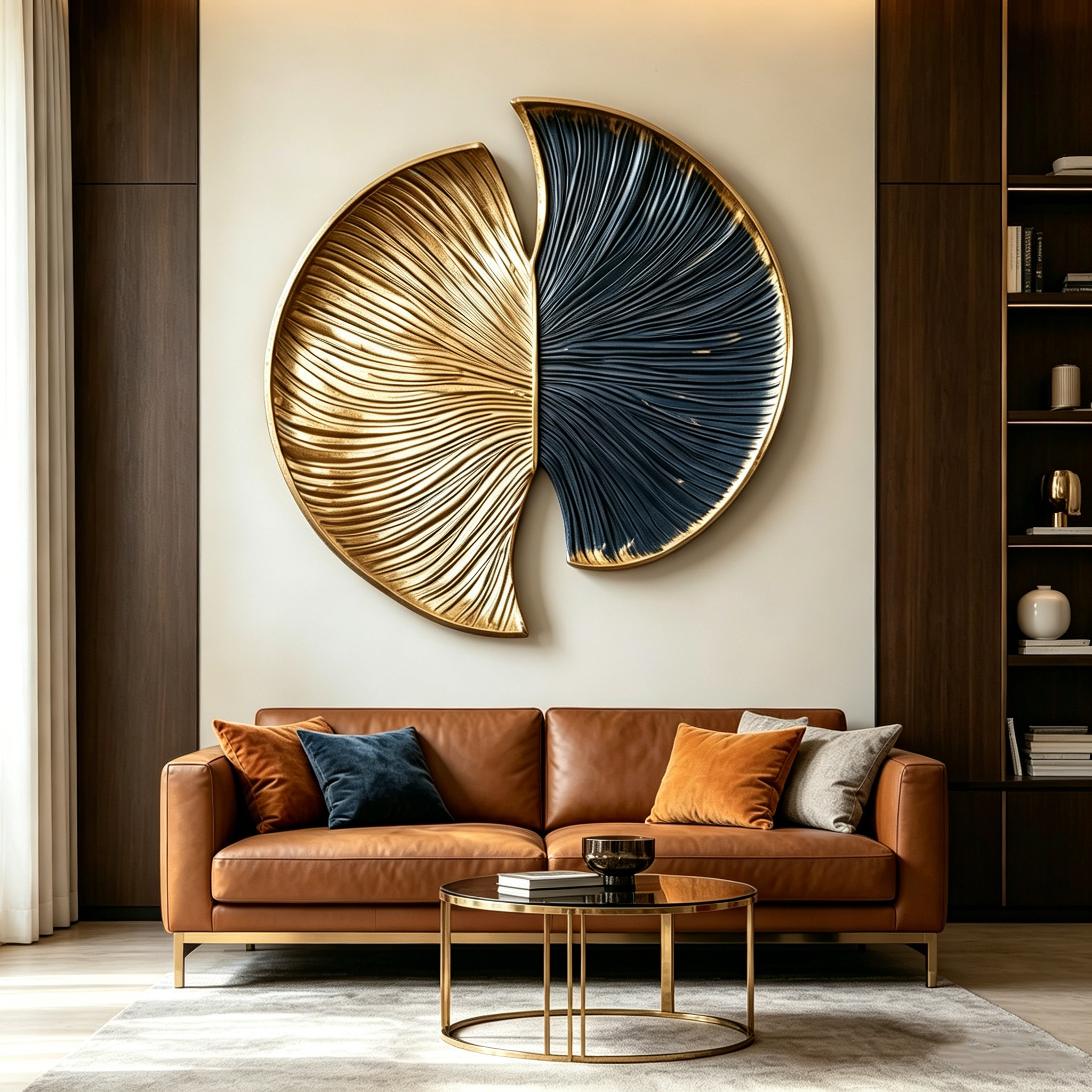 Large Wood Wall Sculpture, Abstract Carved Wood Art, Black Gold Wall Decor, Organic Modern Wall Hanging, Luxury Statement Piece