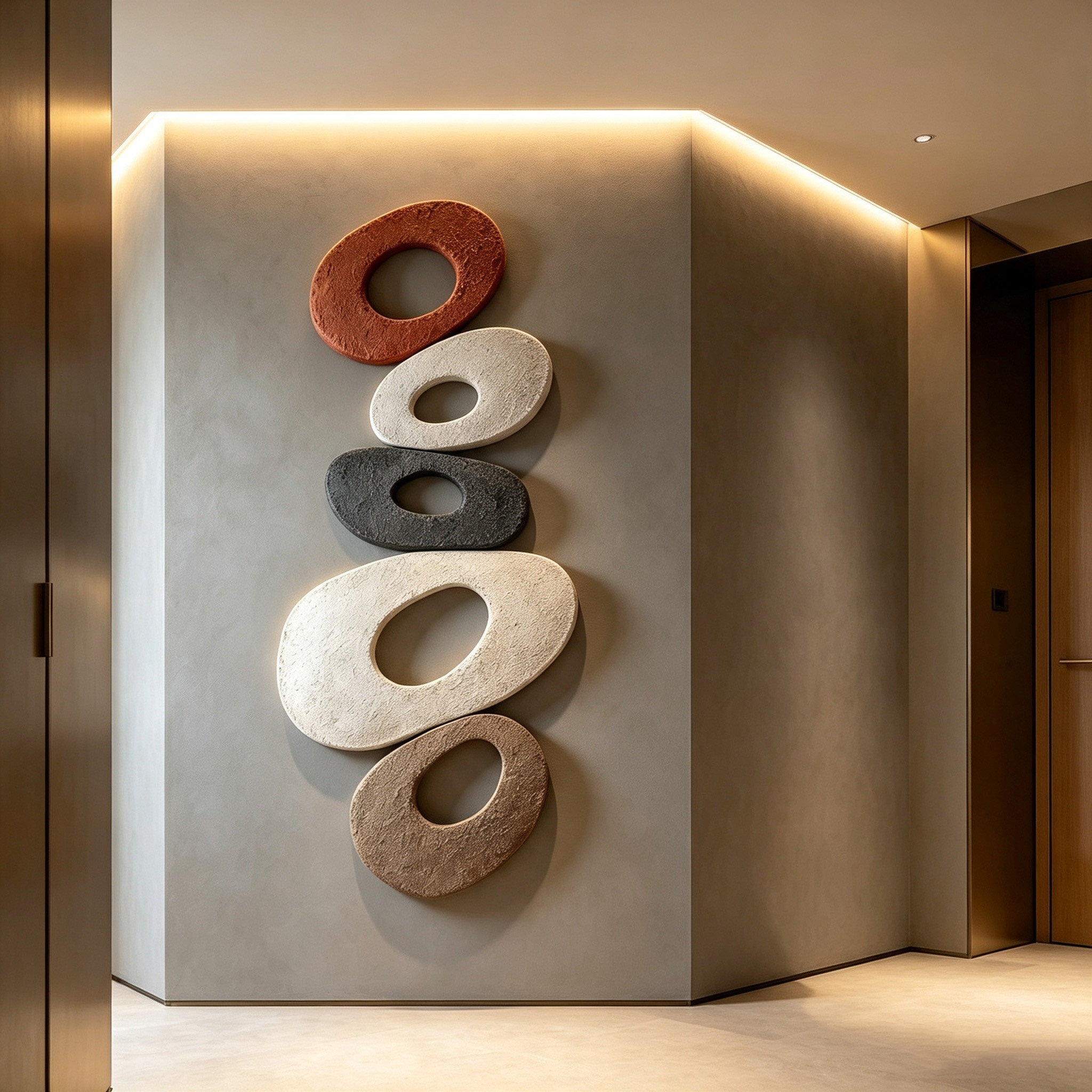 Organic Wood Wall Art, 3D Abstract Sculptural Decor, Wabi Sabi Wooden Wall Hanging, Minimalist Natural Texture Artwork
