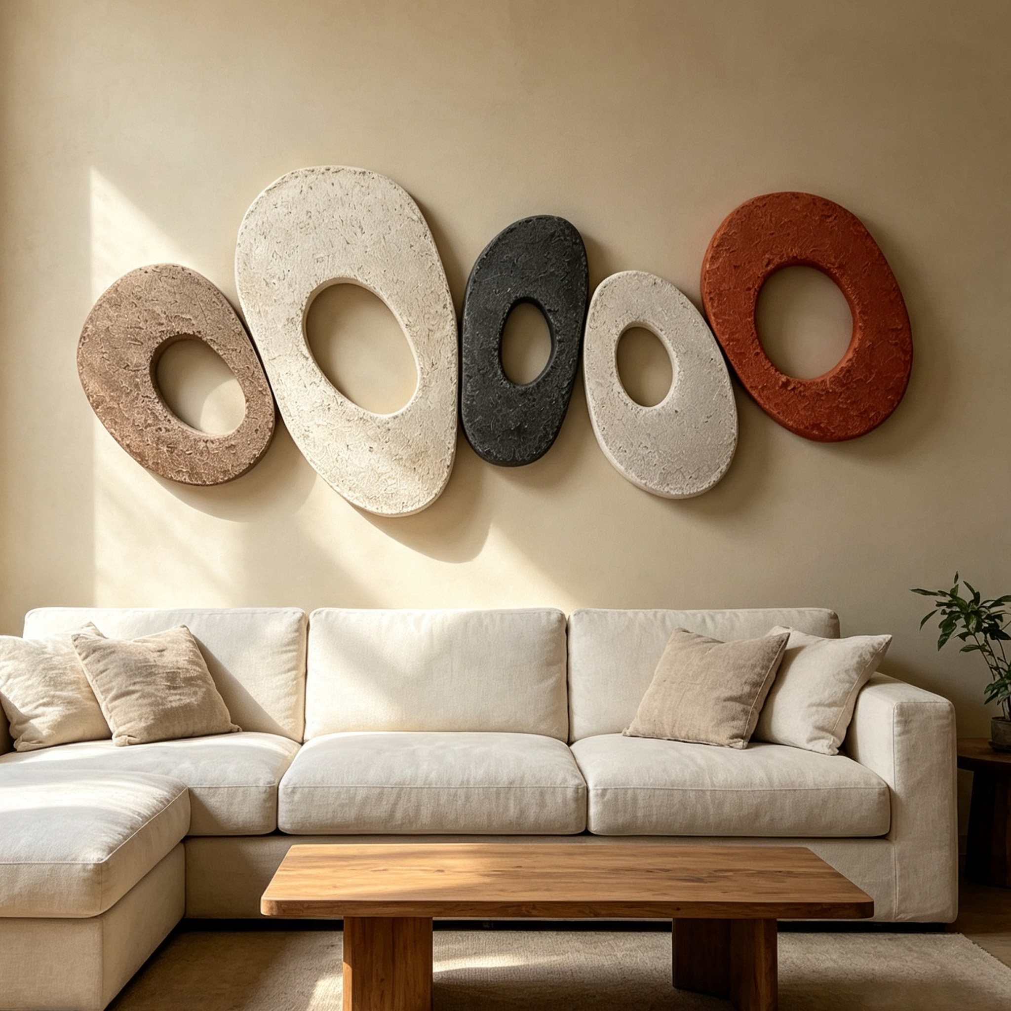Organic Wood Wall Art, 3D Abstract Sculptural Decor, Wabi Sabi Wooden Wall Hanging, Minimalist Natural Texture Artwork