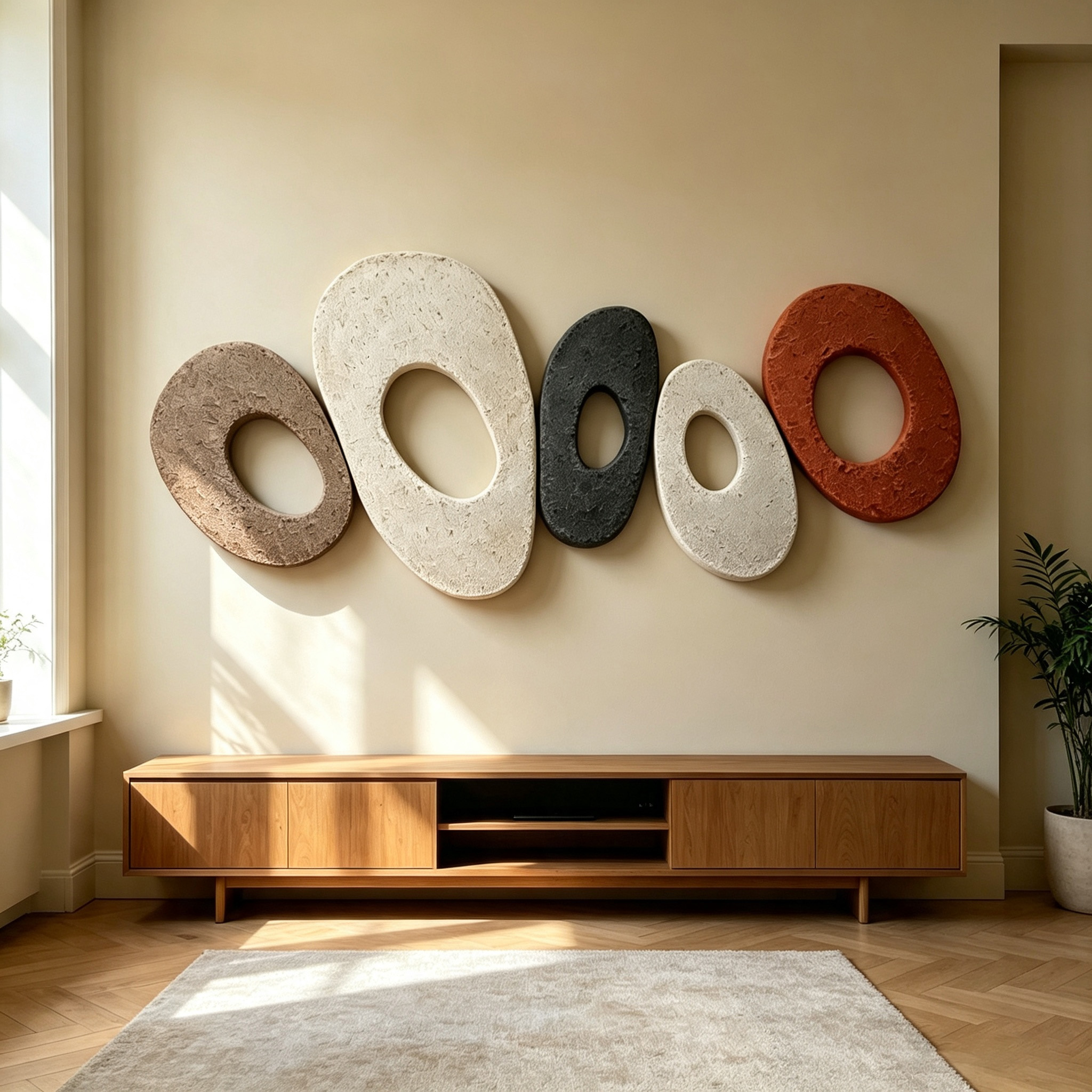 Organic Wood Wall Art, 3D Abstract Sculptural Decor, Wabi Sabi Wooden Wall Hanging, Minimalist Natural Texture Artwork