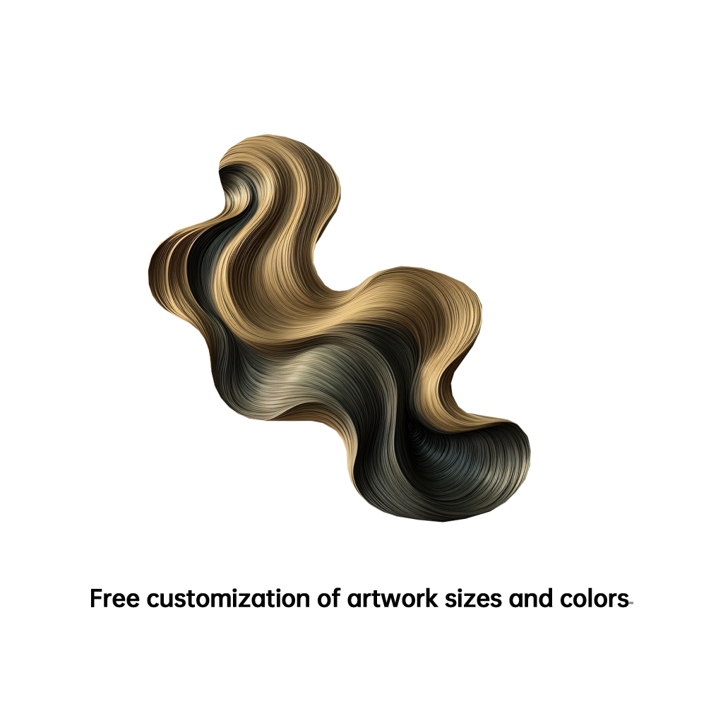 3D Wood Wave Wall Art: Modern Minimalist Sculpture