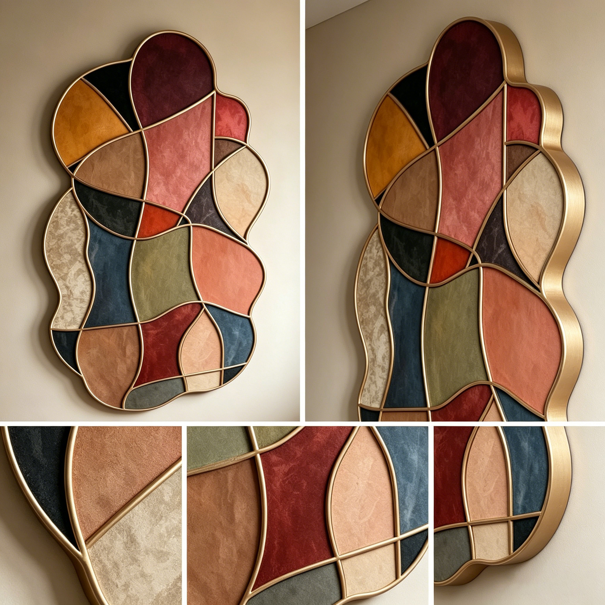 Large Abstract Wood Wall Art, Modern Geometric Wall Sculpture, Handmade Bauhaus Wall Decor, Organic Modern Wooden Wall Hanging,Statement Art
