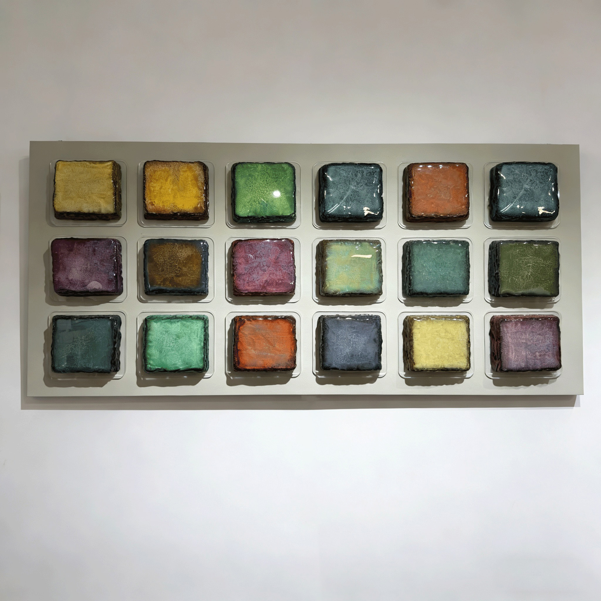 Large Ceramic Wall Art, Modern Geometric Abstract Sculpture, Textured Mixed Media Artwork, Luxury Contemporary Wall Decor