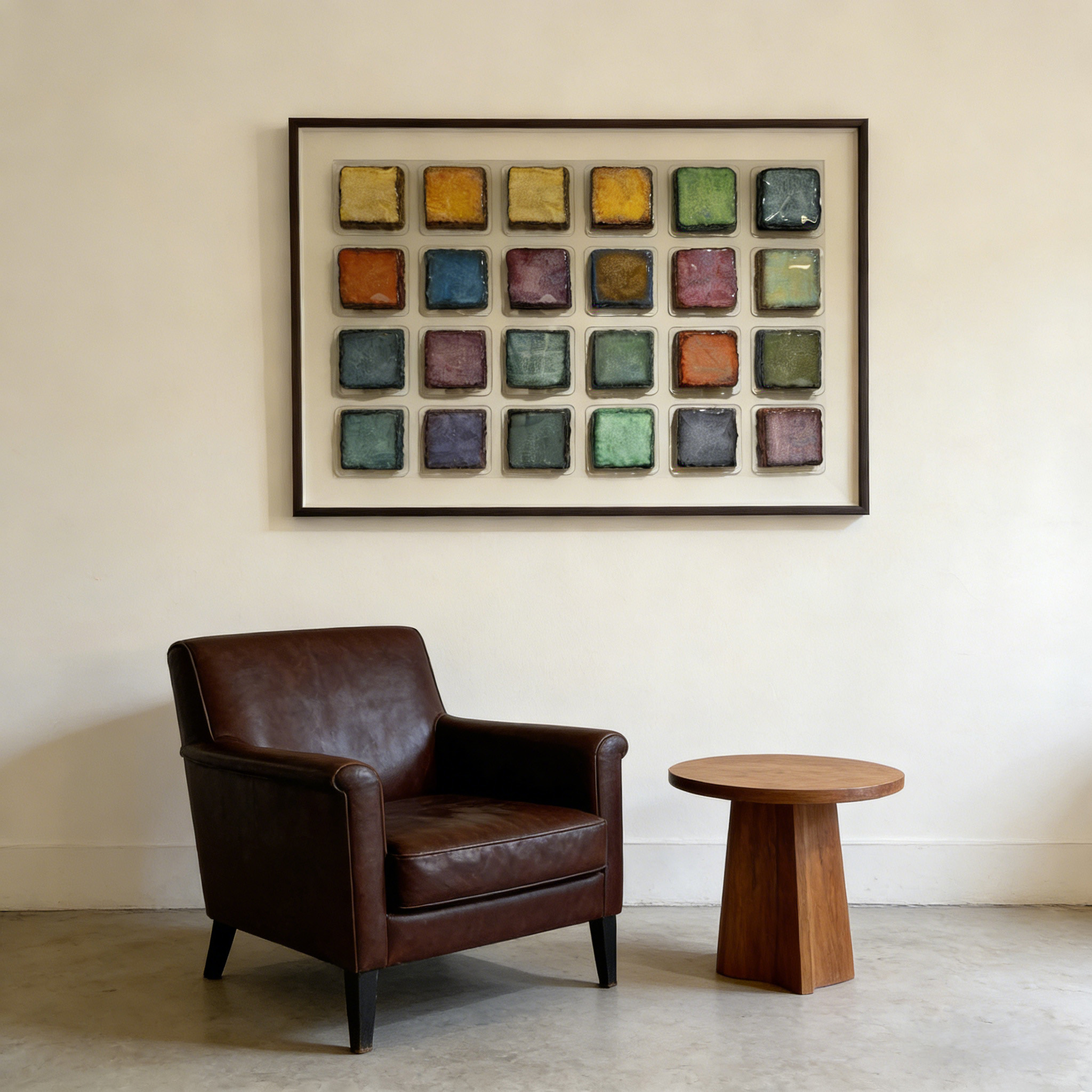 Large Ceramic Wall Art, Modern Geometric Abstract Sculpture, Textured Mixed Media Artwork, Luxury Contemporary Wall Decor