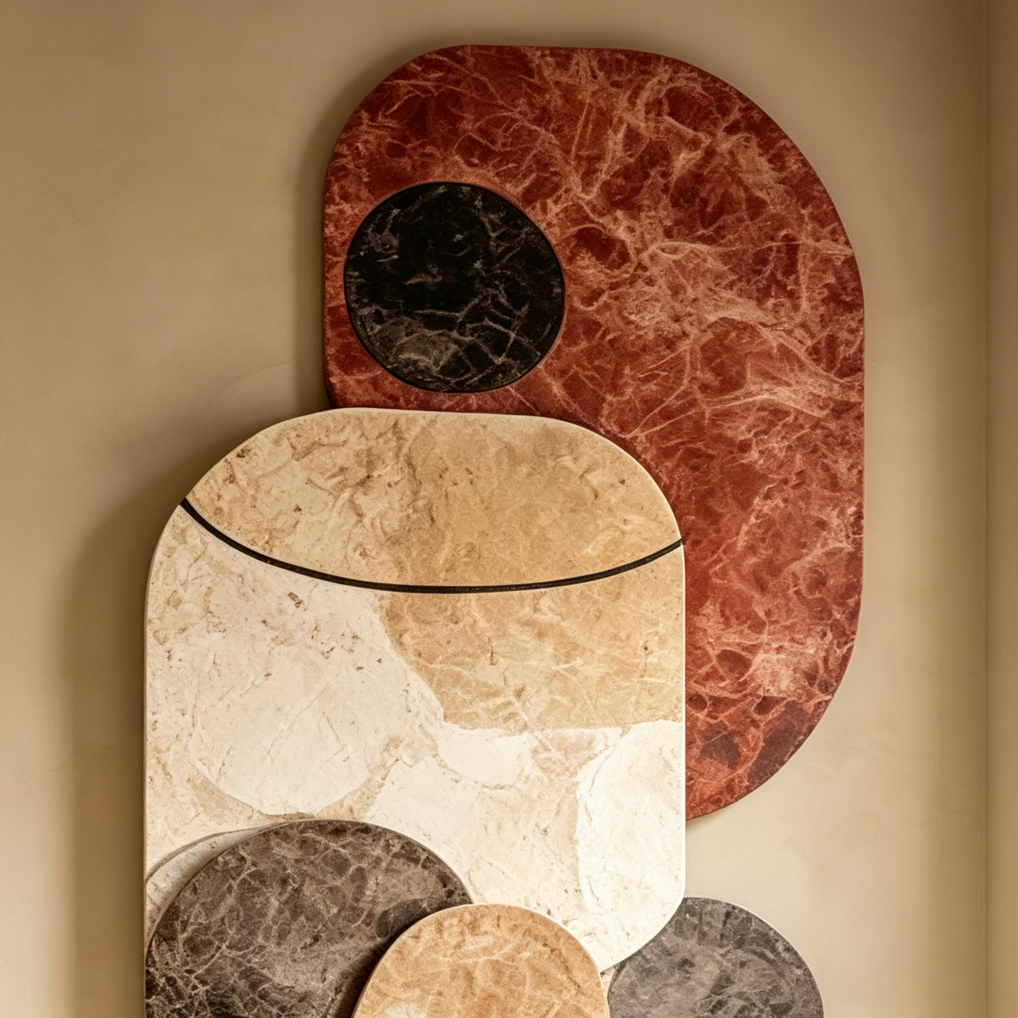 Large Abstract Wood Wall Art, Mid Century Modern Wooden Wall Sculpture, Bauhaus Geometric Wall Decor, 3D Japandi Wall Hanging