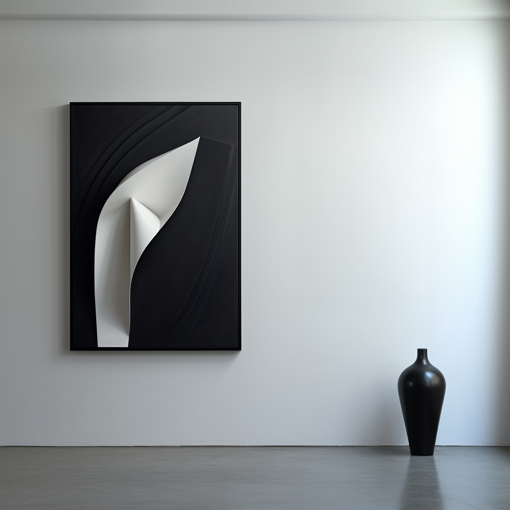 3D vision minimalist wall art-modern decorative decor