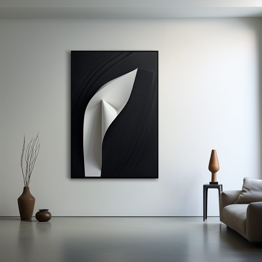 3D vision minimalist wall art-modern decorative decor