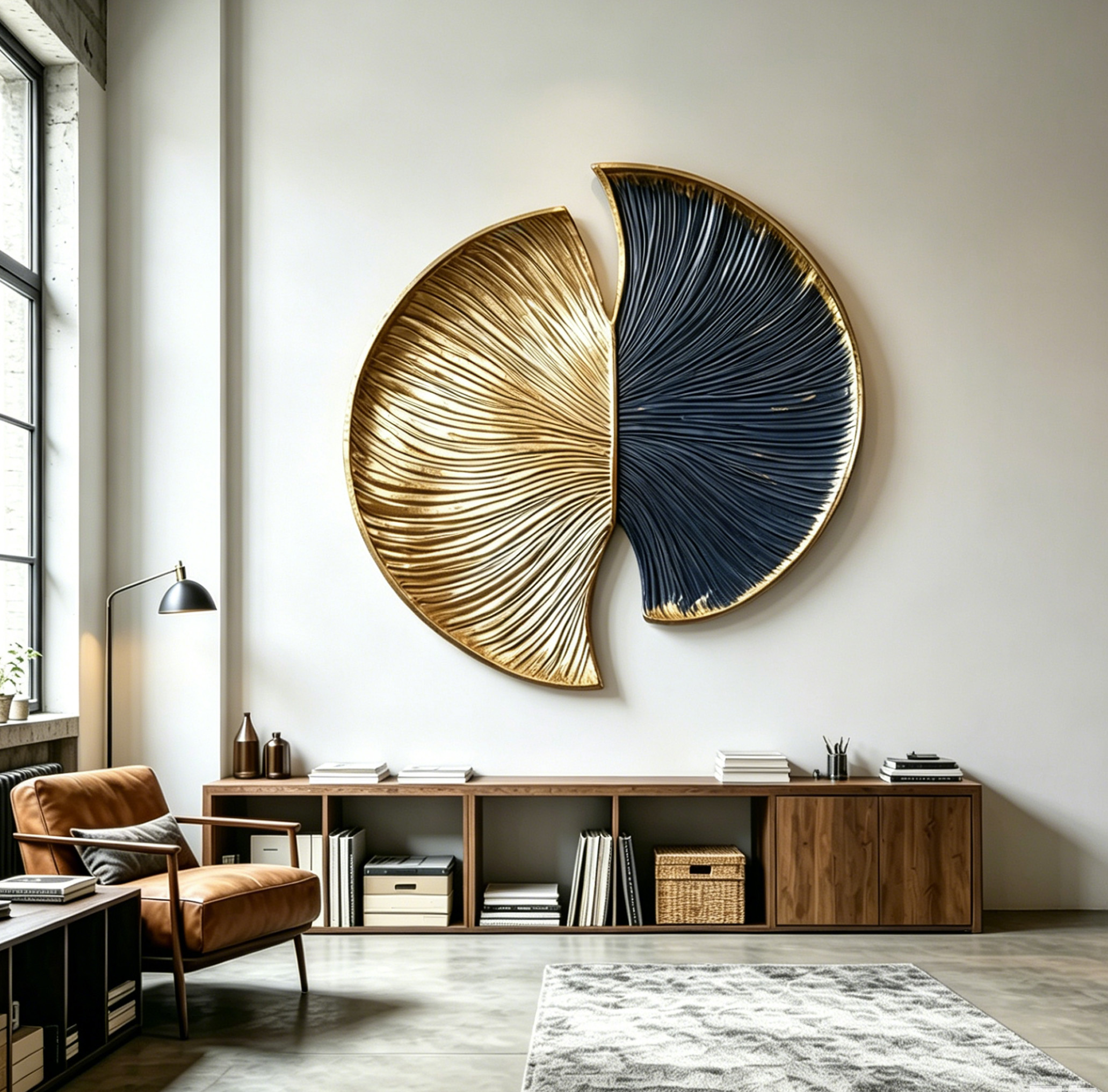 Large Wood Wall Sculpture, Abstract Carved Wood Art, Black Gold Wall Decor, Organic Modern Wall Hanging, Luxury Statement Piece