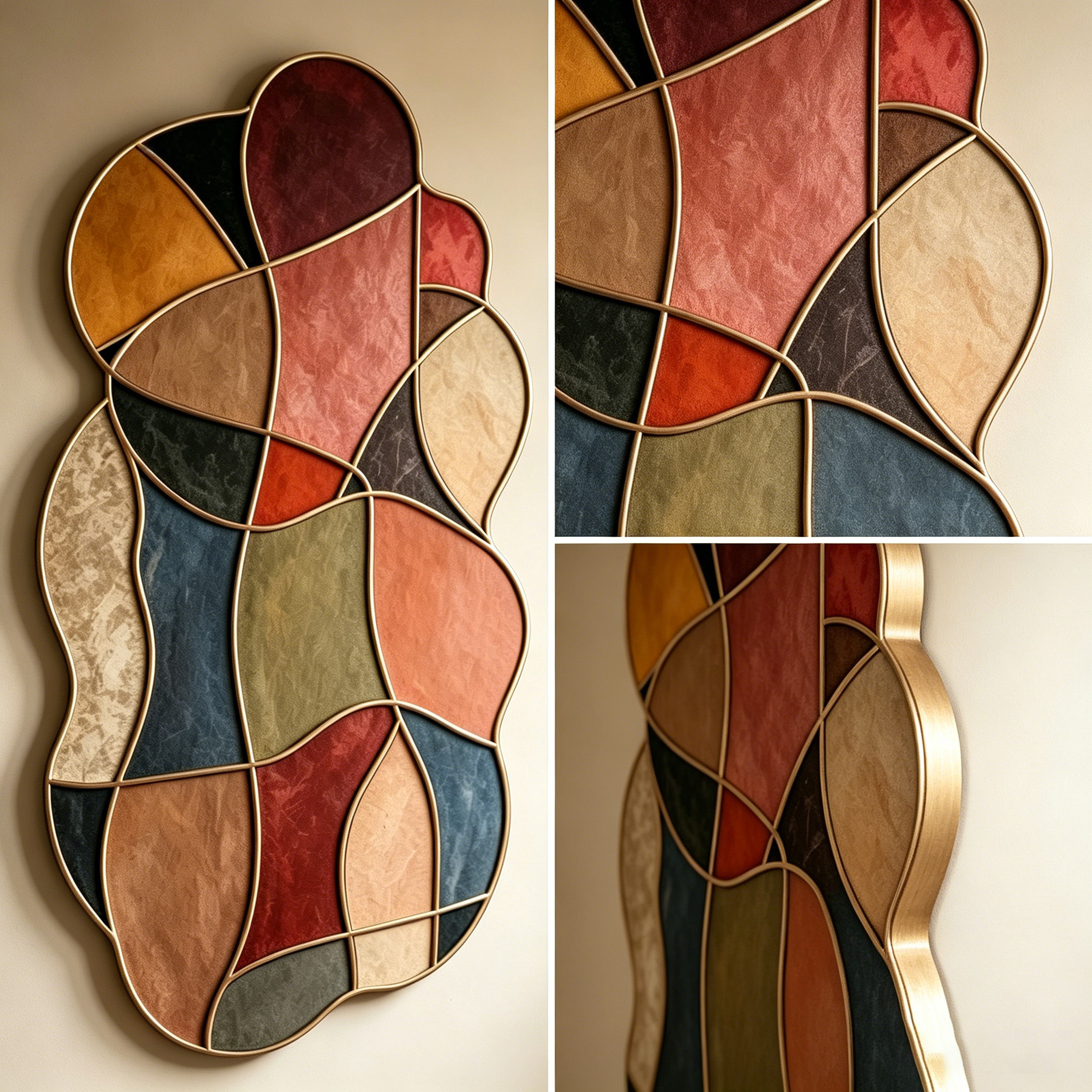 Large Abstract Wood Wall Art, Modern Geometric Wall Sculpture, Handmade Bauhaus Wall Decor, Organic Modern Wooden Wall Hanging,Statement Art