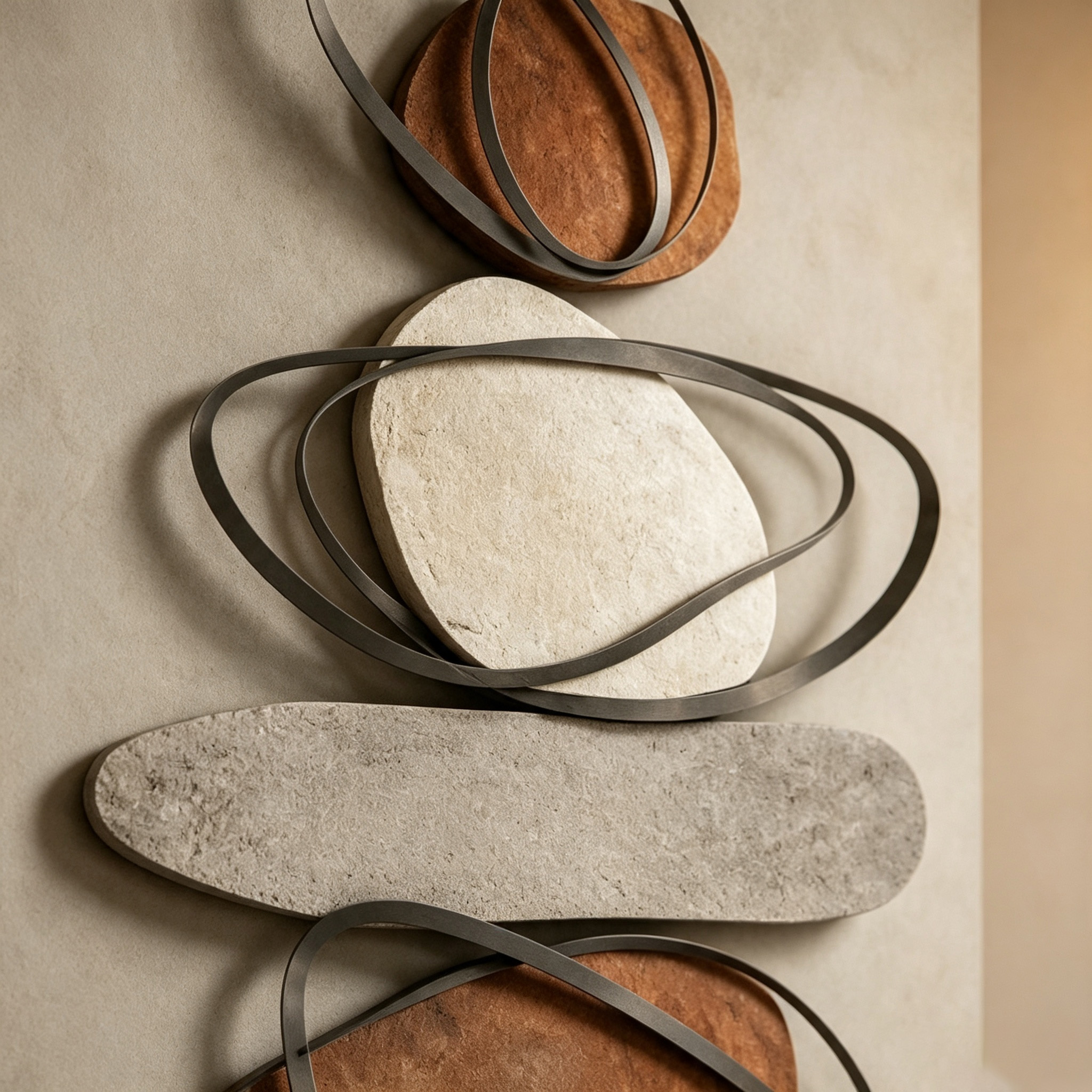 Large Abstract Wood Wall Art, Handmade Organic Wall Sculpture, Modern Japandi Wall Decor, Neutral Living Room Wooden Artwork