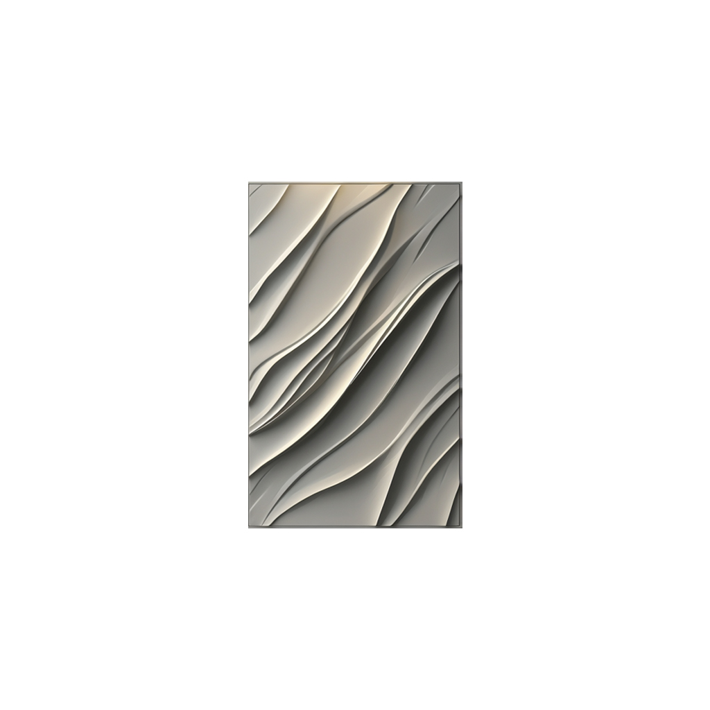 Wavy decorative art wall-textured carved panel