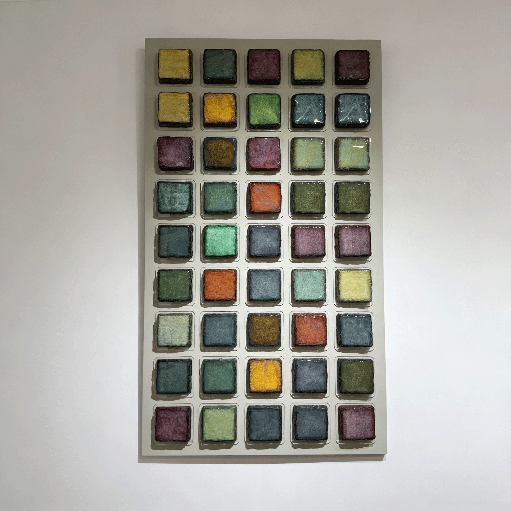 Large Ceramic Wall Art, Modern Geometric Abstract Sculpture, Textured Mixed Media Artwork, Luxury Contemporary Wall Decor