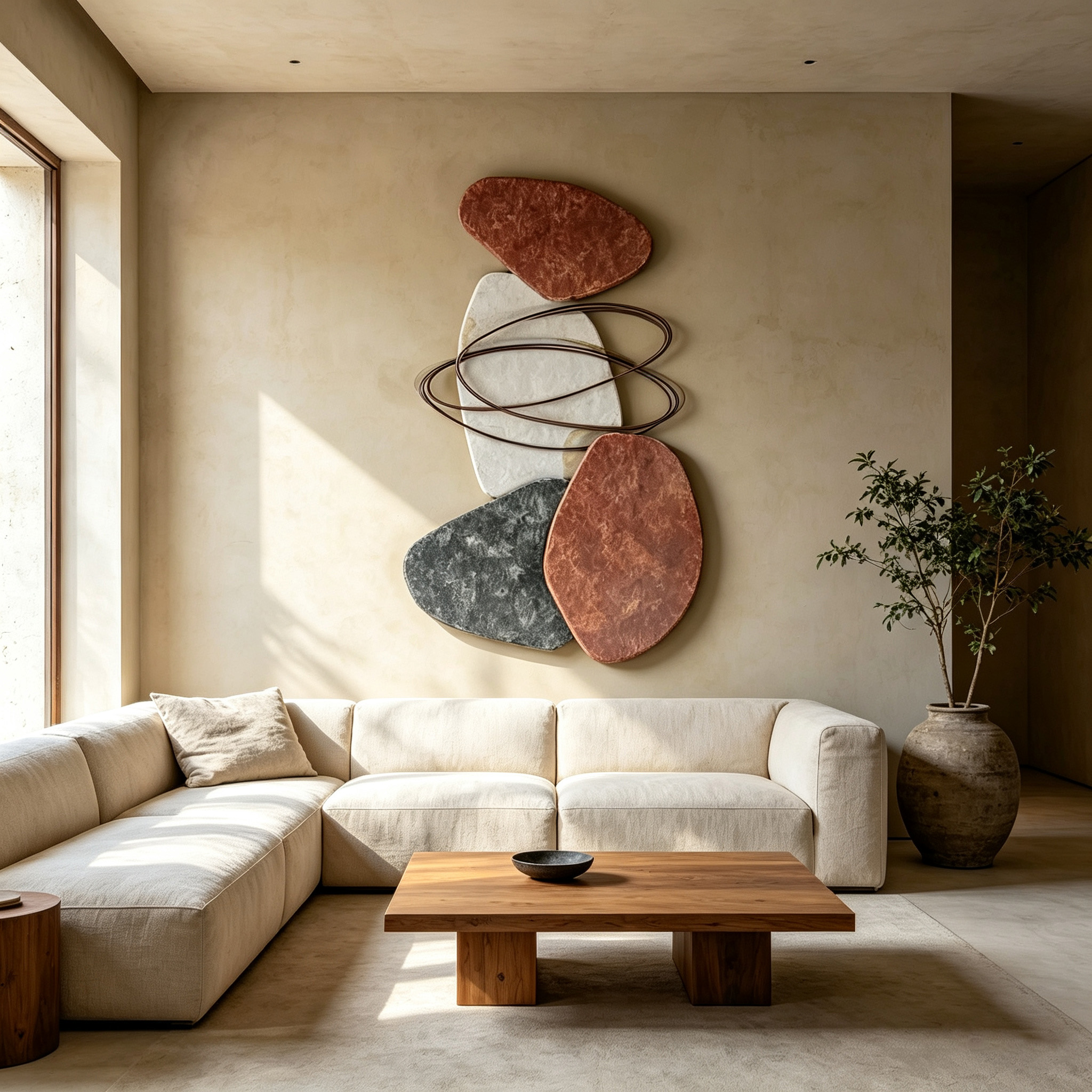 Large Abstract Wood Wall Art, Handmade Organic Wooden Wall Sculpture, Japandi Decor, Modern Living Room Statement Wall Decor