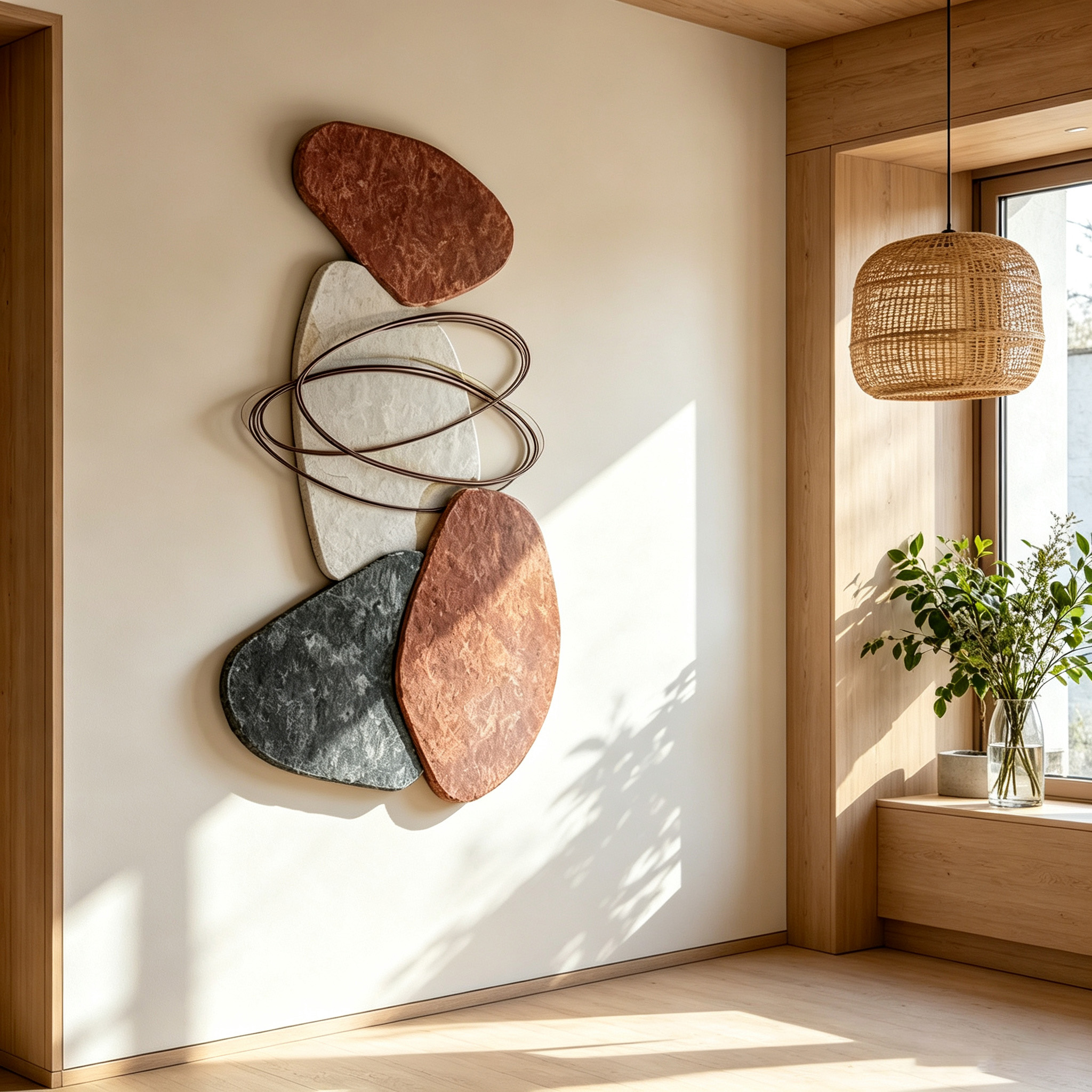 Large Abstract Wood Wall Art, Handmade Organic Wooden Wall Sculpture, Japandi Decor, Modern Living Room Statement Wall Decor