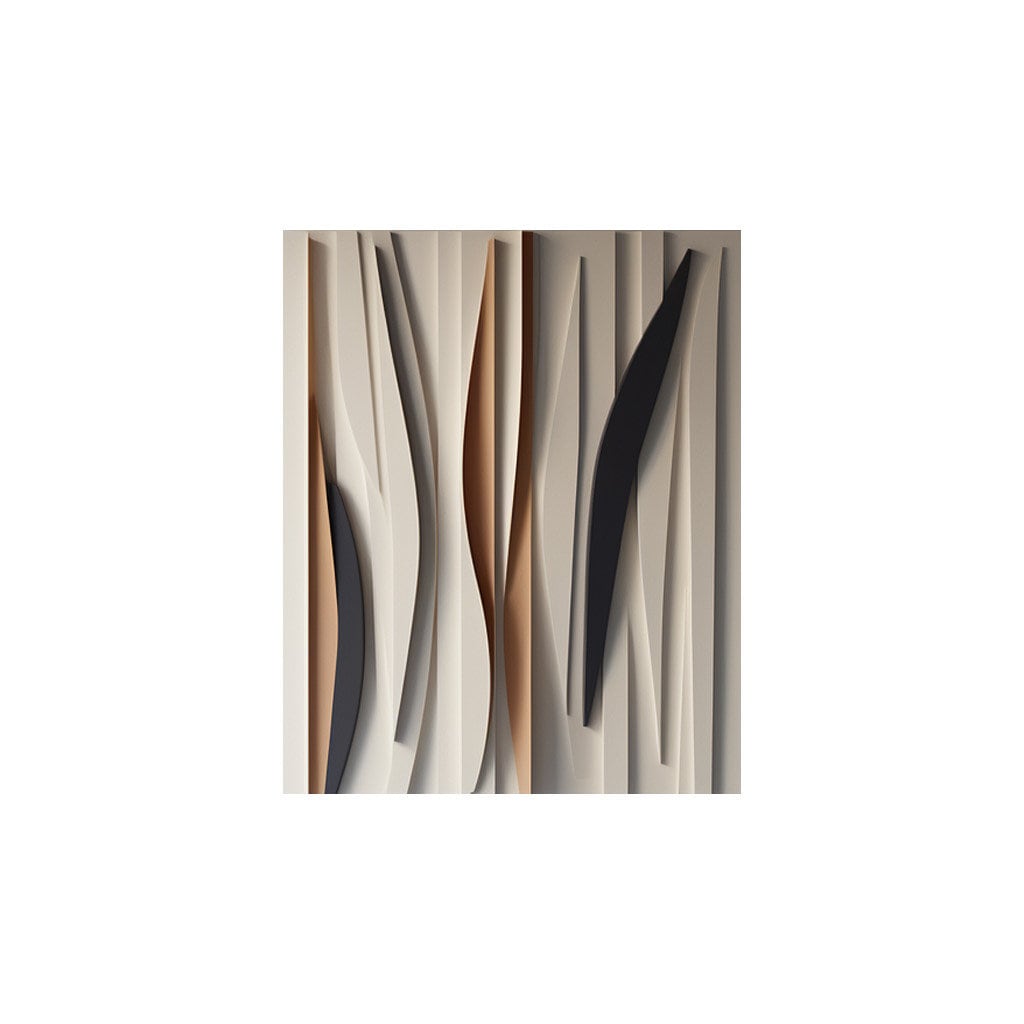 3D Abstract Wall Art with Floating Effect – Delicate Multi-Line Modern Sculpture | Minimalist Geometric Wall Decor for Home or Office