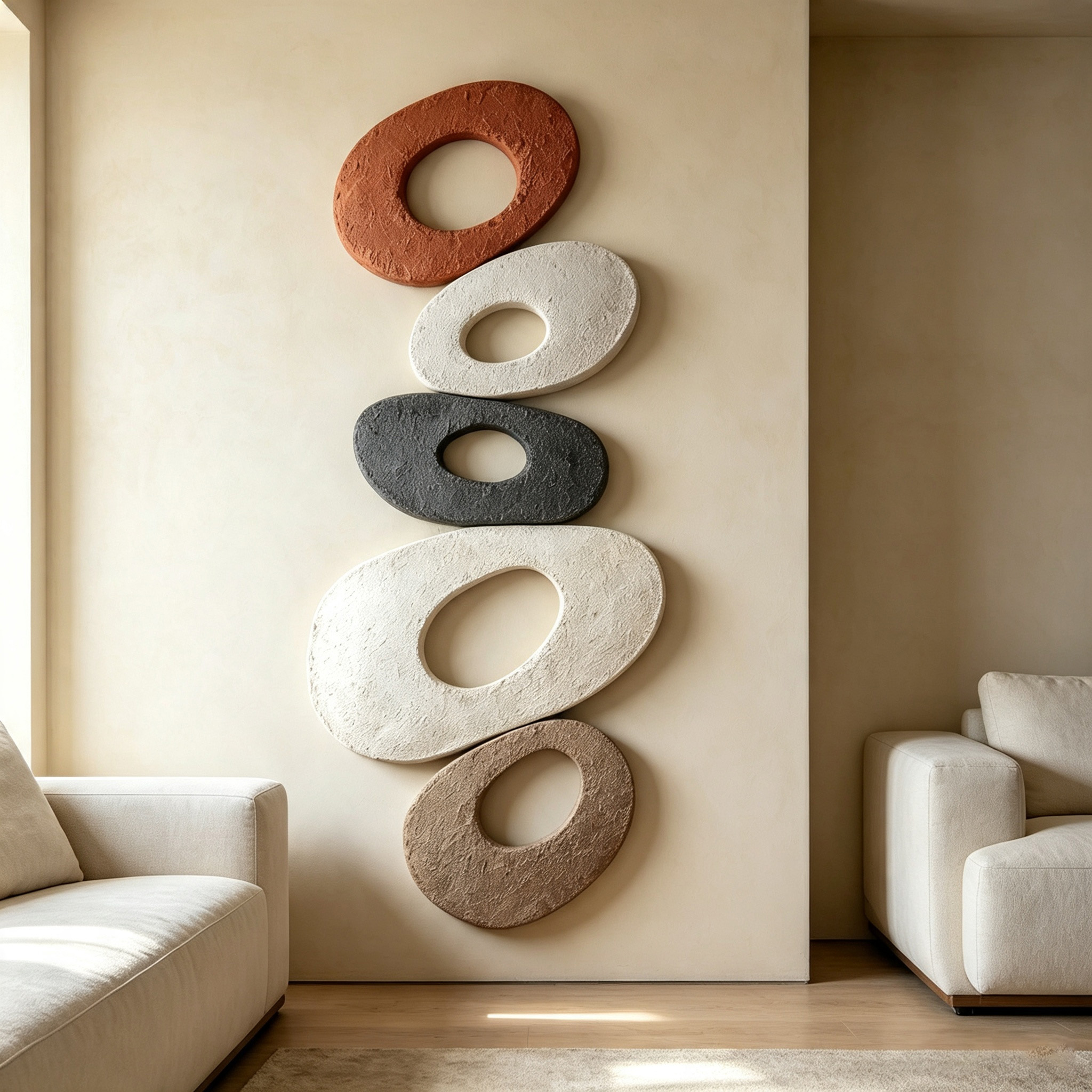 Organic Wood Wall Art, 3D Abstract Sculptural Decor, Wabi Sabi Wooden Wall Hanging, Minimalist Natural Texture Artwork