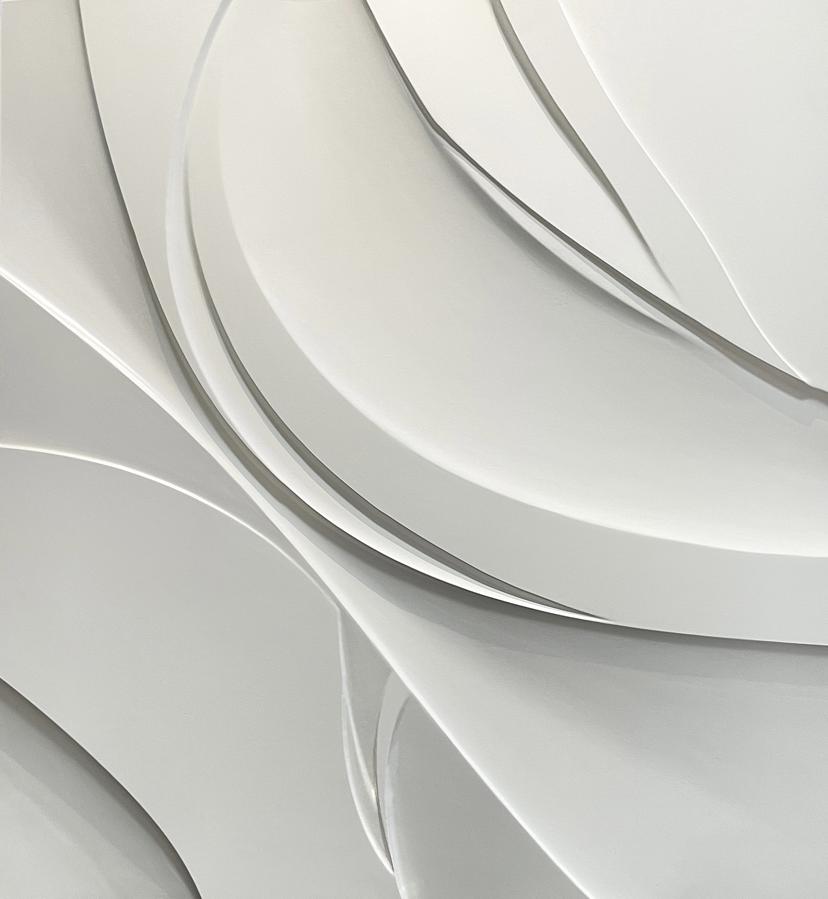 Large beige sculpture wall art- modern minimalist home decor- decorative board