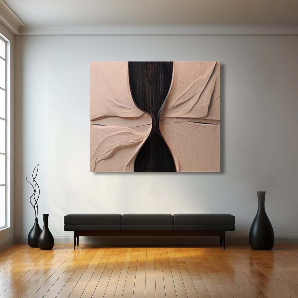 minimalist decorative board-wall art-wood carving