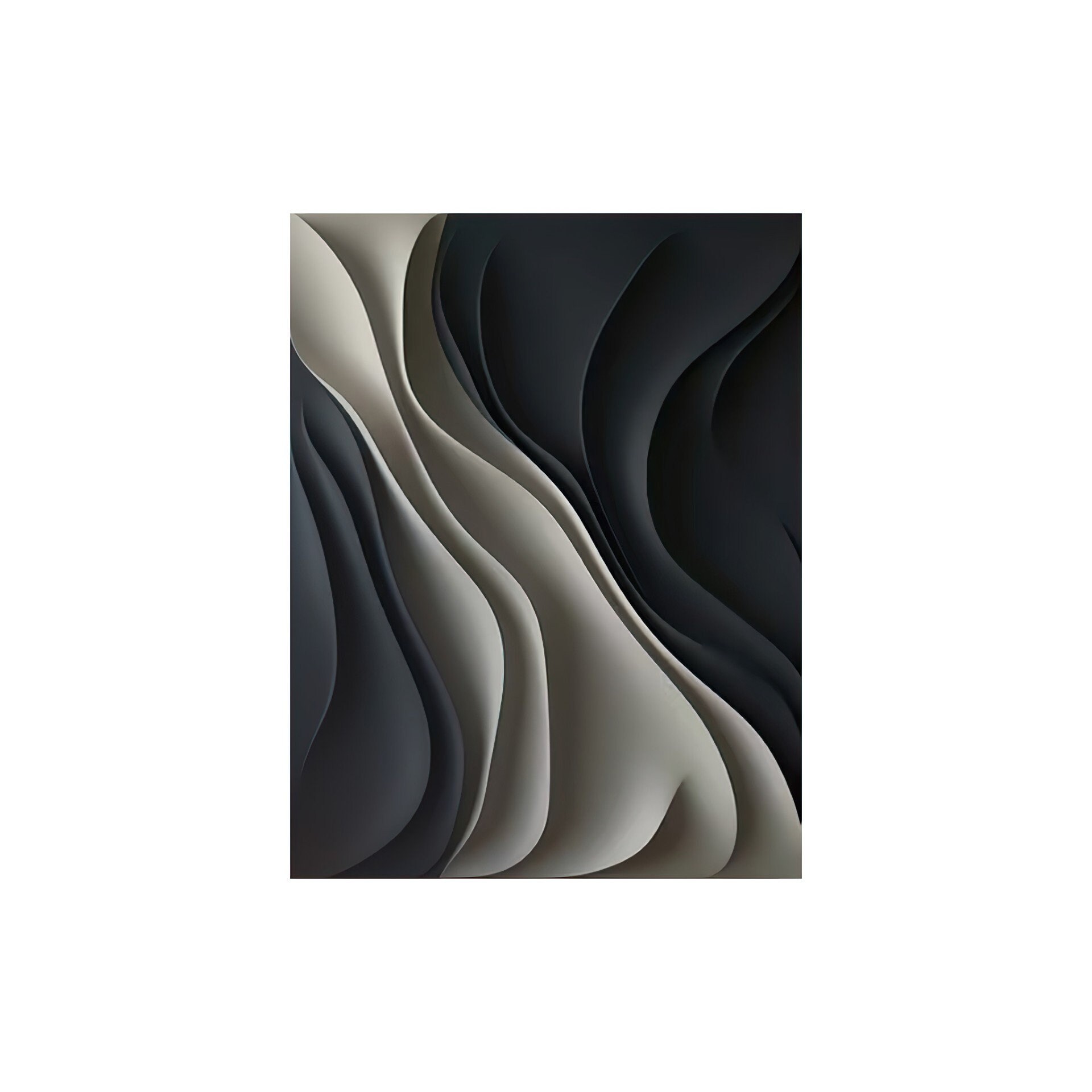 Black and white textured art decor wall- wooden craft art- home decoration