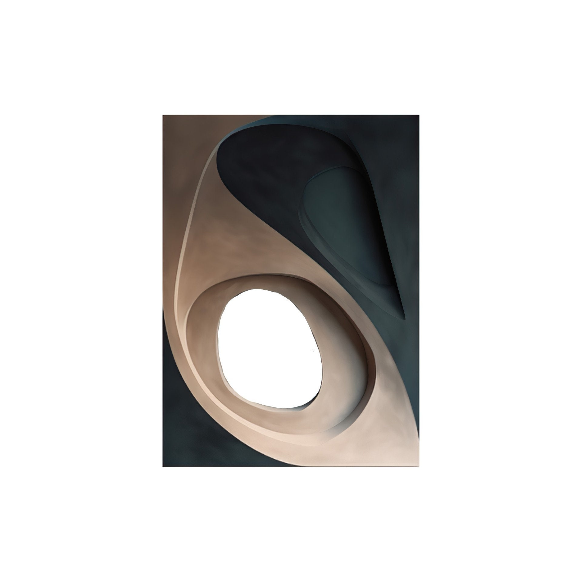 Abstract Hollow-Out 3D Wooden Wall Art – Bold Contrast Modern Wall Sculpture | Textured Geometric Wall Panel for Living Room, Bedroom