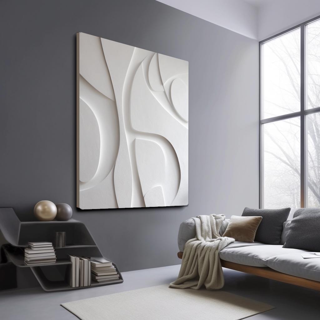 Extra Large 3D Wood Wall Art – Modern Abstract Carved Wall Panel | Oversized Handcrafted Wooden Sculpture for Living Room or Office Decor