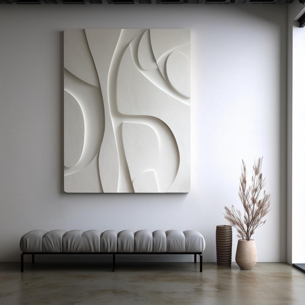 Extra Large 3D Wood Wall Art – Modern Abstract Carved Wall Panel | Oversized Handcrafted Wooden Sculpture for Living Room or Office Decor