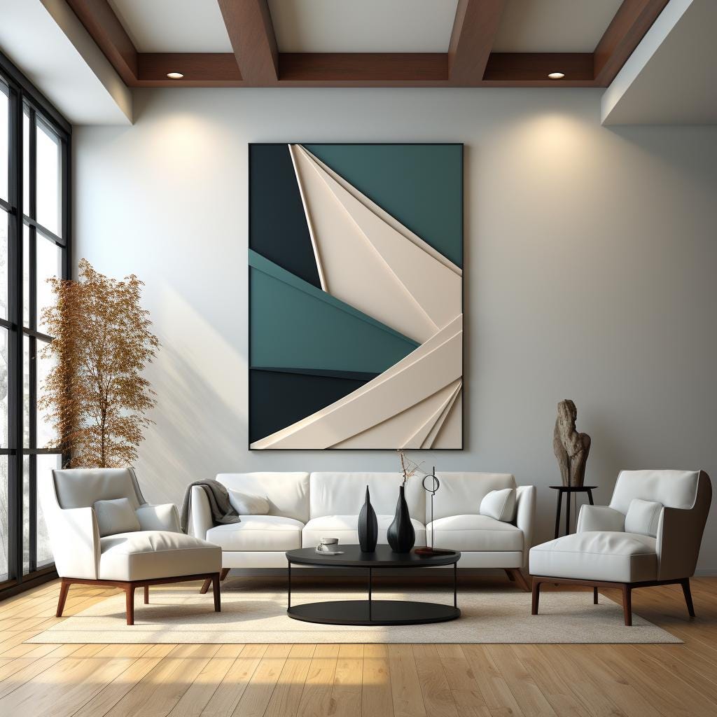 Minimalist Textured Wall Decor,Wood Carving Wall Art,3D vision,Home décor,Geometric Wall Décor,Living Room Art