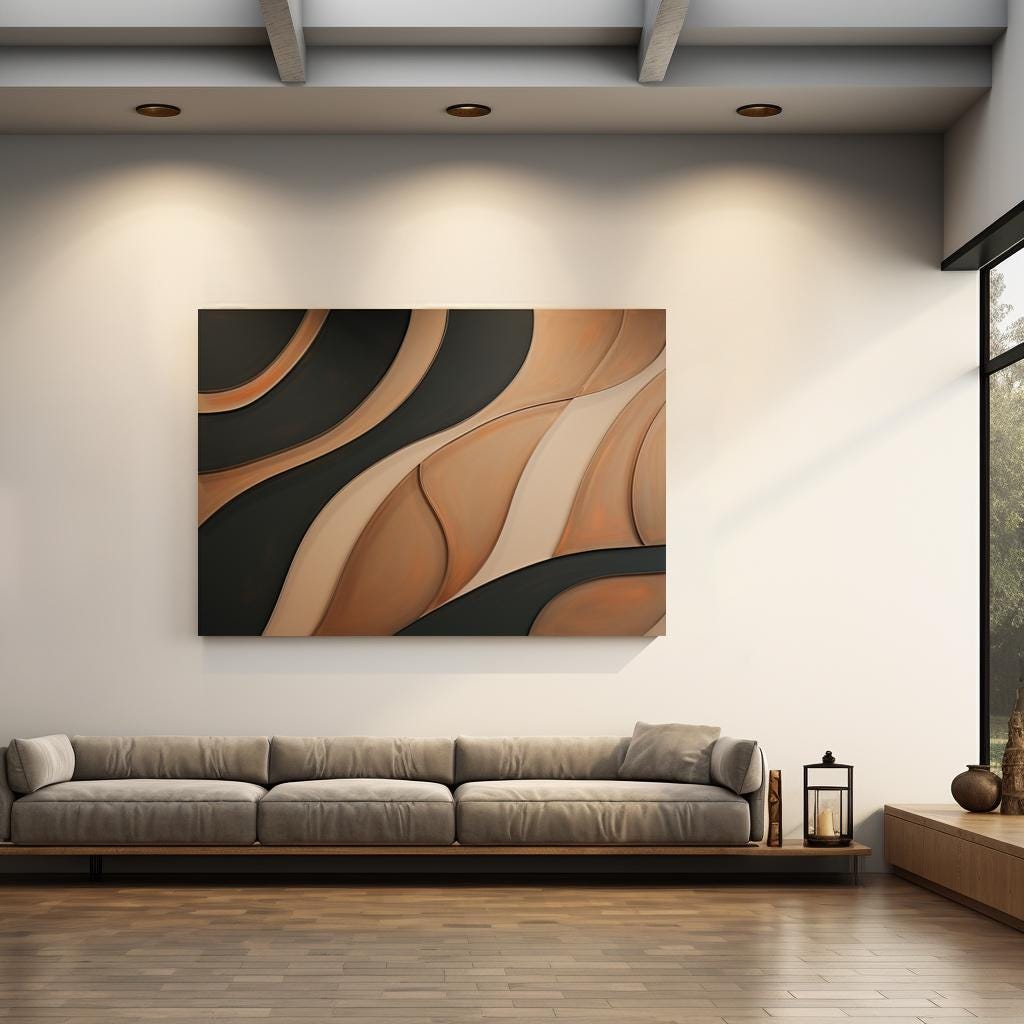 Minimalist Textured Wall Decor,Wood Carving Wall Art,3D vision,Home décor,Geometric Wall Décor,Living Room Art