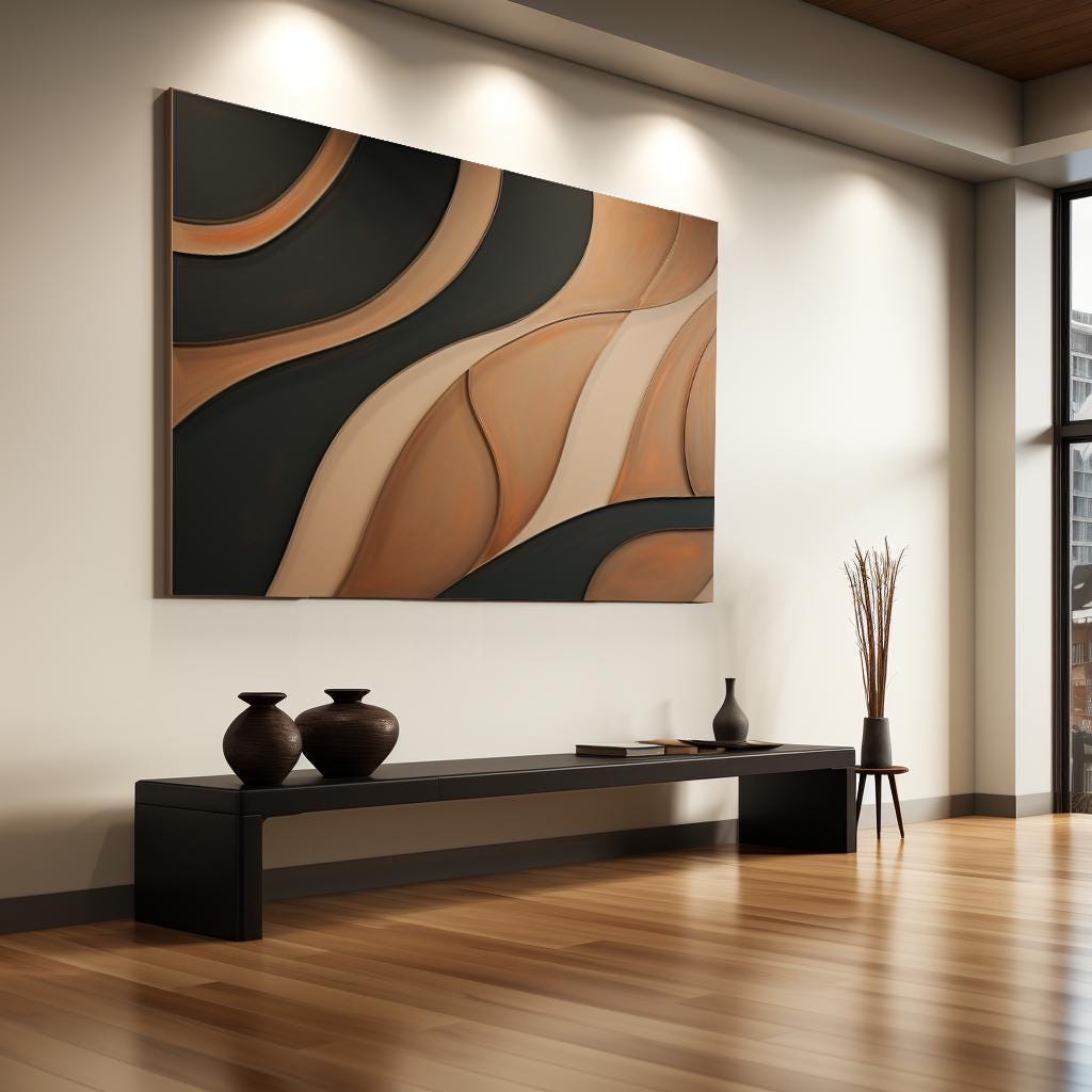 Minimalist Textured Wall Decor,Wood Carving Wall Art,3D vision,Home décor,Geometric Wall Décor,Living Room Art