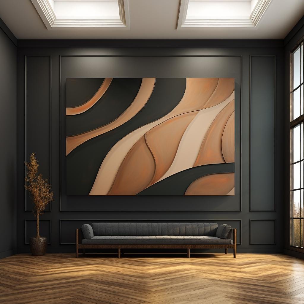 Minimalist Textured Wall Decor,Wood Carving Wall Art,3D vision,Home décor,Geometric Wall Décor,Living Room Art