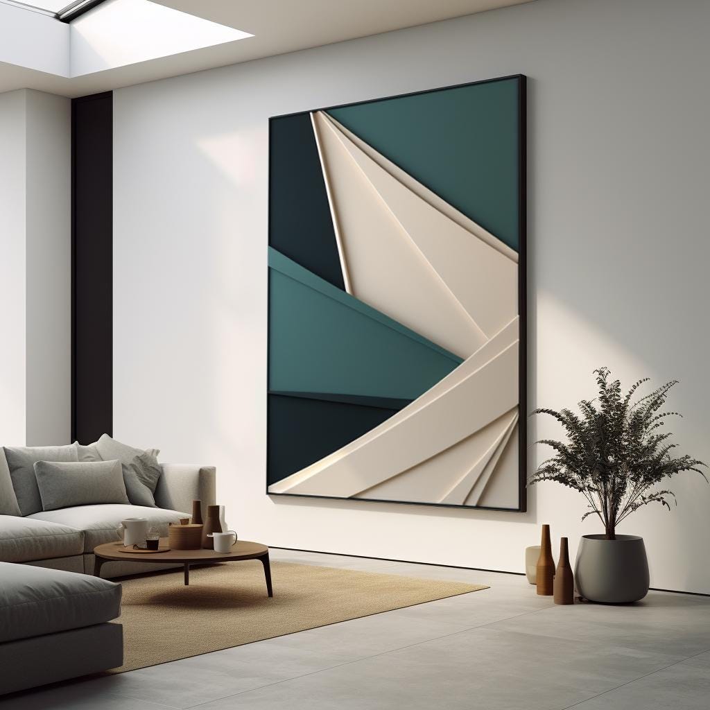 Minimalist Textured Wall Decor,Wood Carving Wall Art,3D vision,Home décor,Geometric Wall Décor,Living Room Art