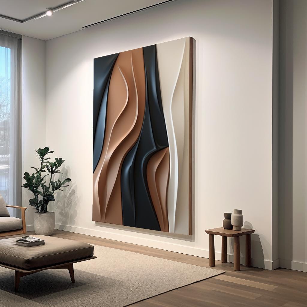 Wooden Abstract Wall Art,Geometric Square Wood Art,3D Colorsful Wood Texture ,Wood Wall Hanging, Housewarming Gift,Decorative Wall Panel