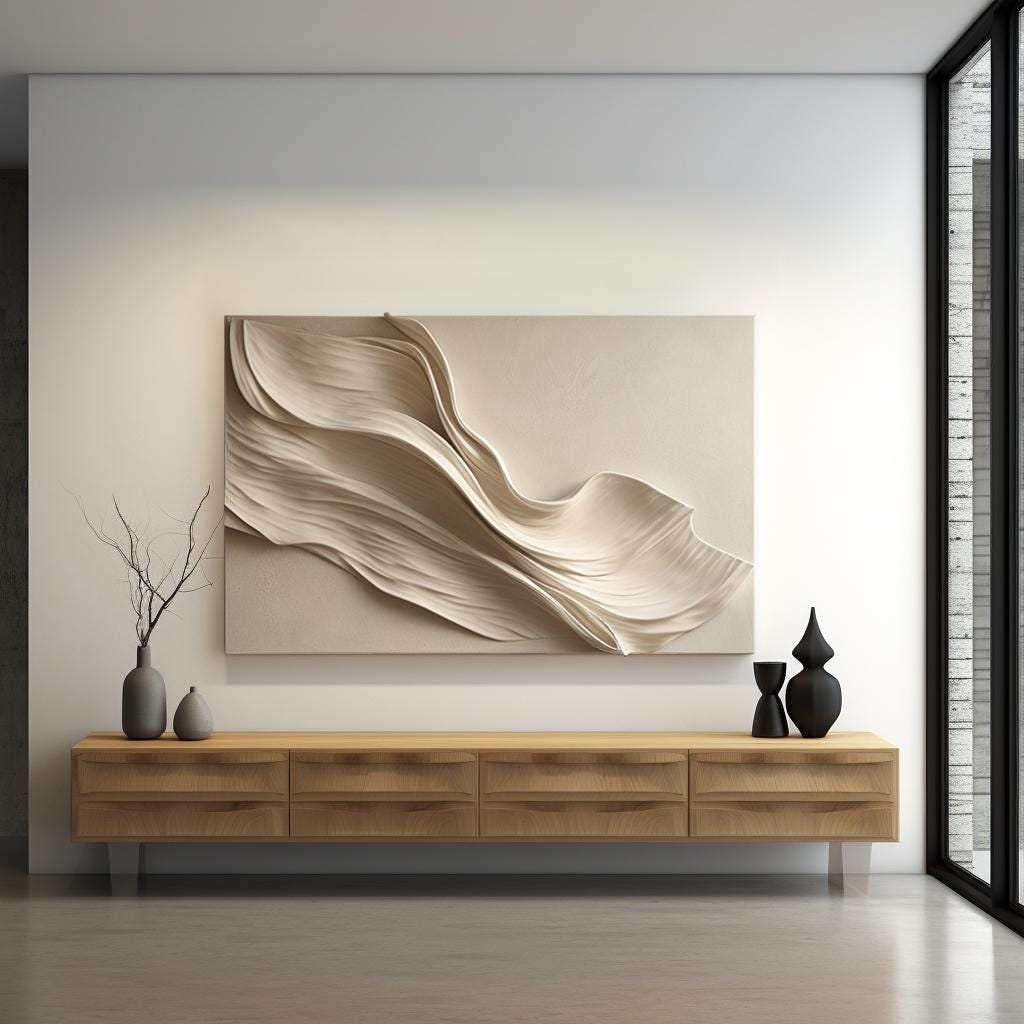 White Wooden Abstract Wall Art,Geometric Square Wood Art,3D Wood Texture ,Wood Wall Hanging, Housewarming Gift