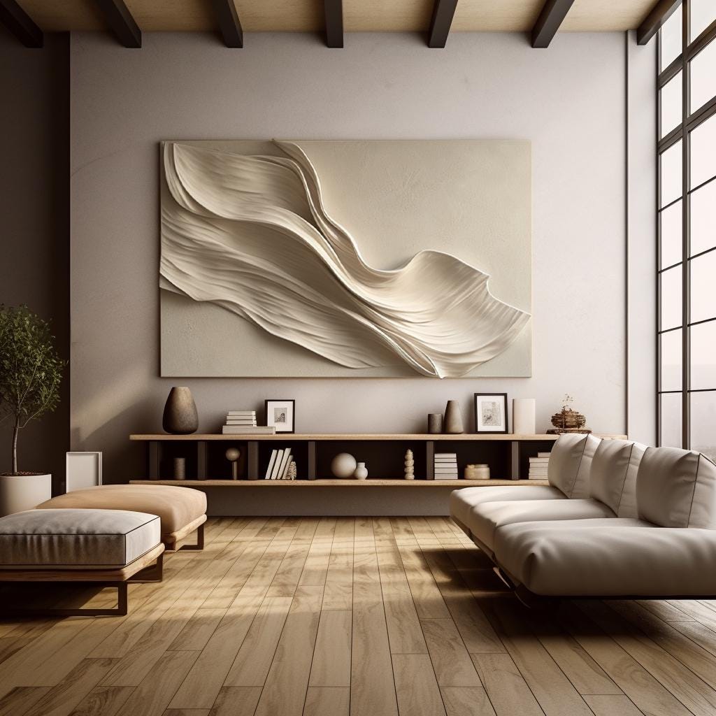 White Wooden Abstract Wall Art,Geometric Square Wood Art,3D Wood Texture ,Wood Wall Hanging, Housewarming Gift