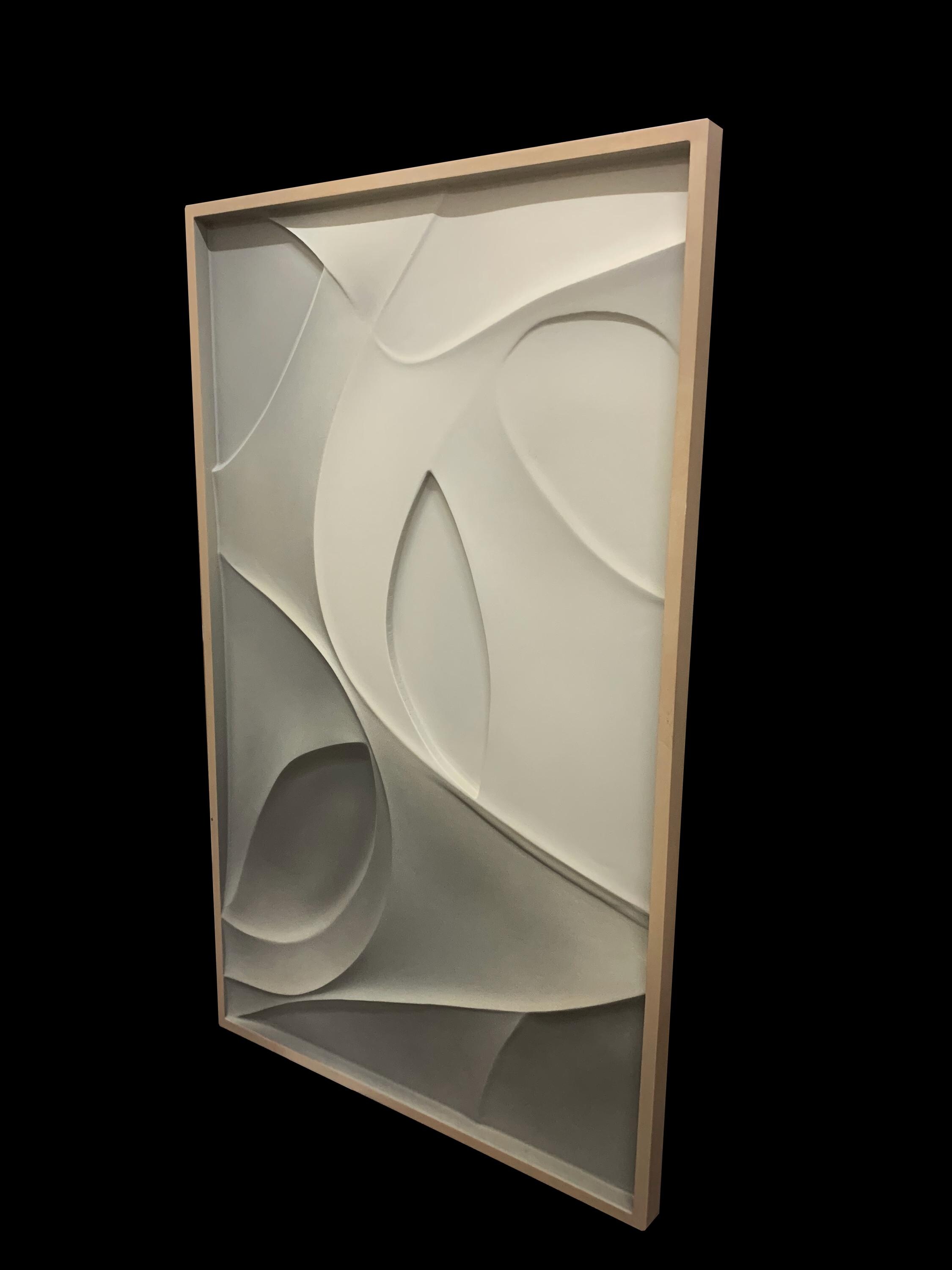 Wave Shaped 3D Wall Art – Vibrant Abstract Wooden Sculpture | Textured Modern Home Decor | Bold Color Contrast & Geometric Patterns