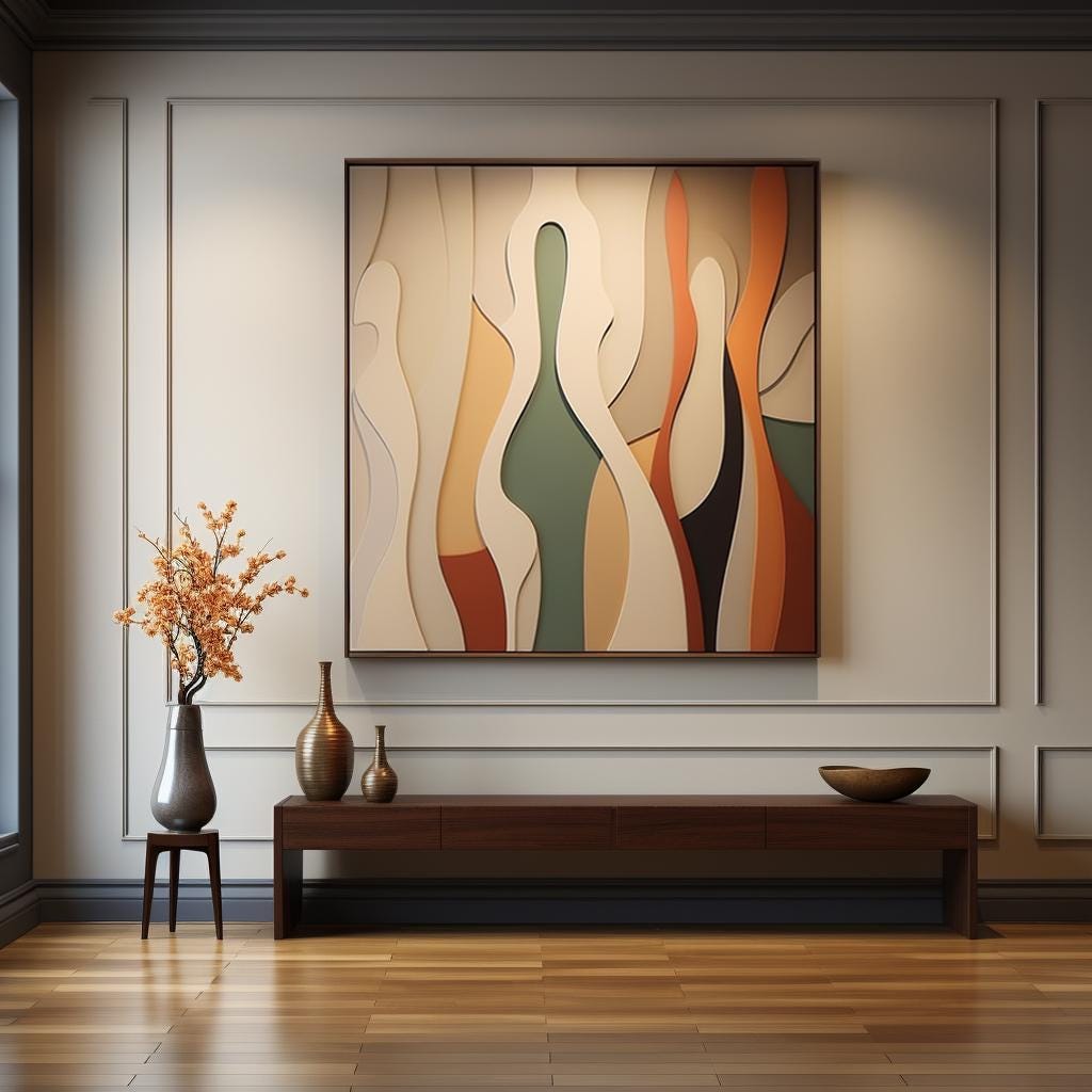 Colorful Wood Carving Wall Art,Geometric Square Wood Art,3D Wood Texture ,Wood Wall Hanging, Housewarming Gift