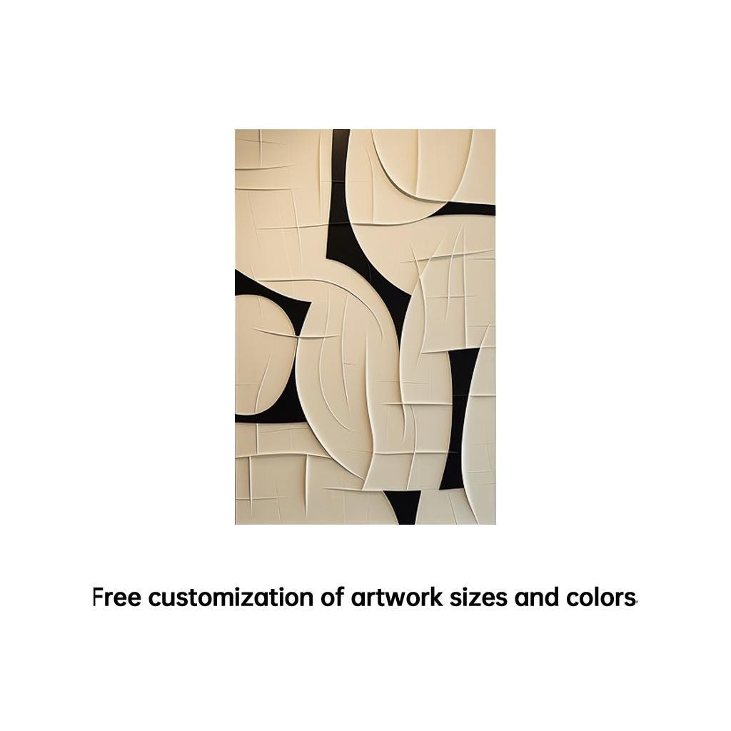 White And Black Minimalist Textured Wall Decor,Wood Carving Wall Art,3D vision,Home décor,Geometric Wall Décor,Living Room Art,Wooden Murals
