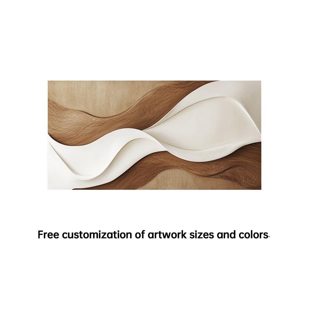 3D Wall Art Wood | Abstract Wall Art | Textured Wall Decor | Modern Wall Art | Minimalist Wall Art | Neutral Home Decor | Large Artwork