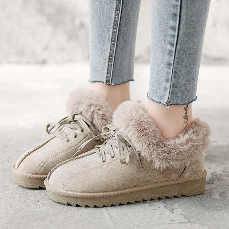 🔥HOT SALE🎁--40% OFF 🎉Ladies fleece warm snow boots