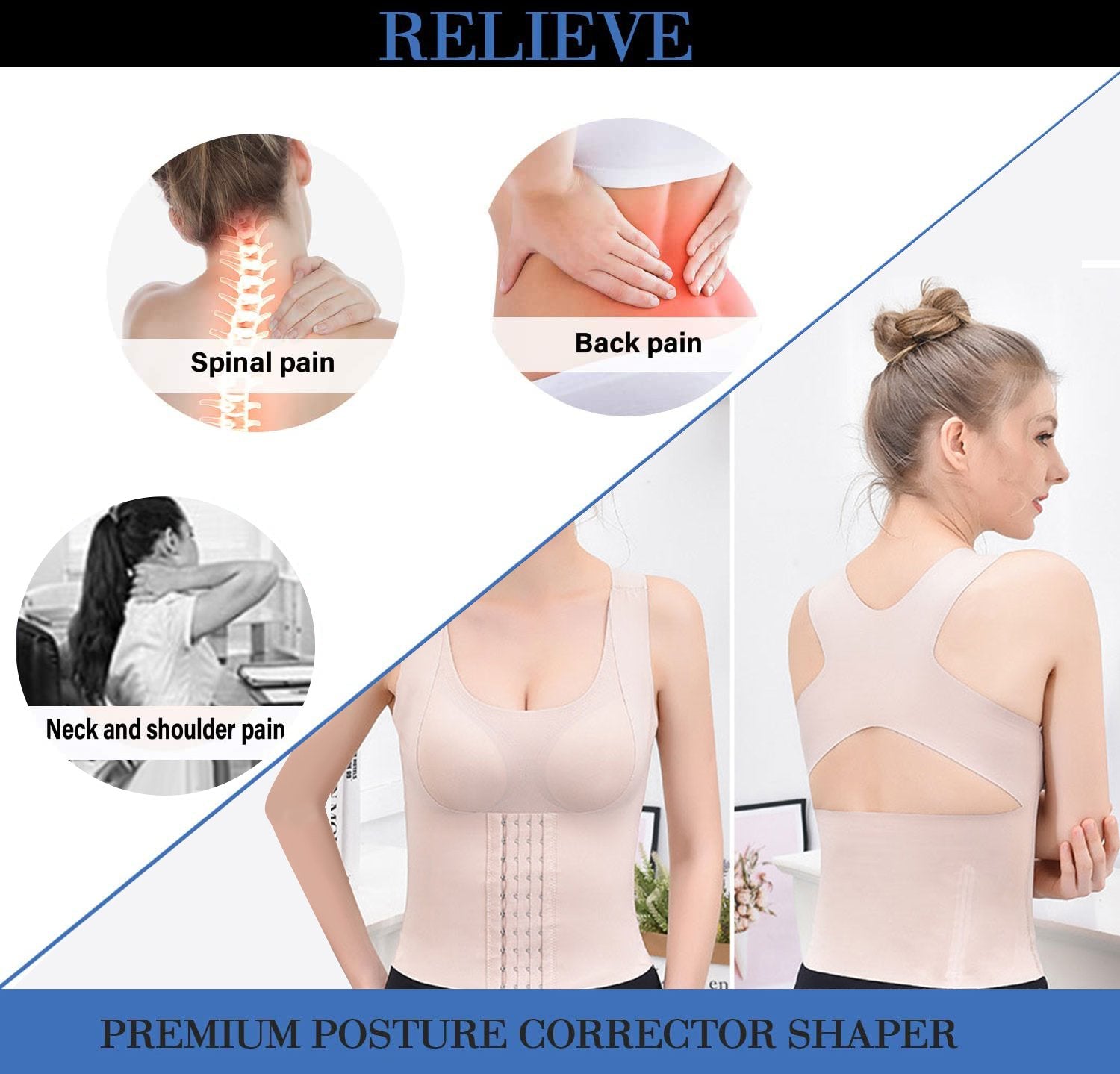 4-in-1 Multifunctional Seamless Support Bra Bustiers