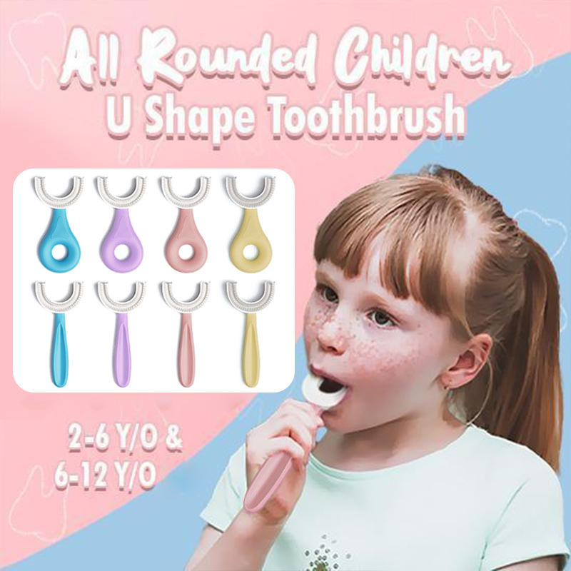 StorehouseTM All Rounded Children U-Shape Toothbrush