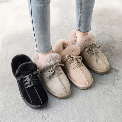🔥HOT SALE🎁--40% OFF 🎉Ladies fleece warm snow boots